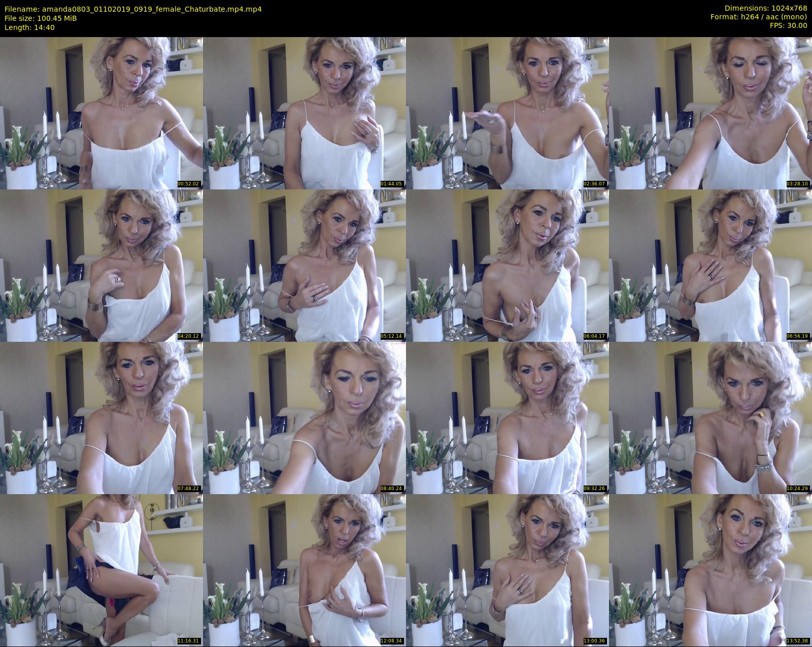 amanda0803 — 15 minute Chaturbate female cam show recording, 720p, Oct 1, 2019