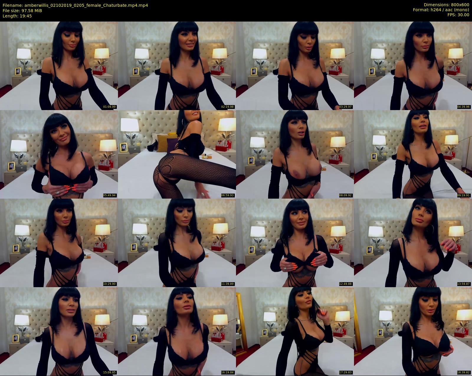 amberwillis — 20 minute Chaturbate female cam show recording, 480p, Oct 2, 2019