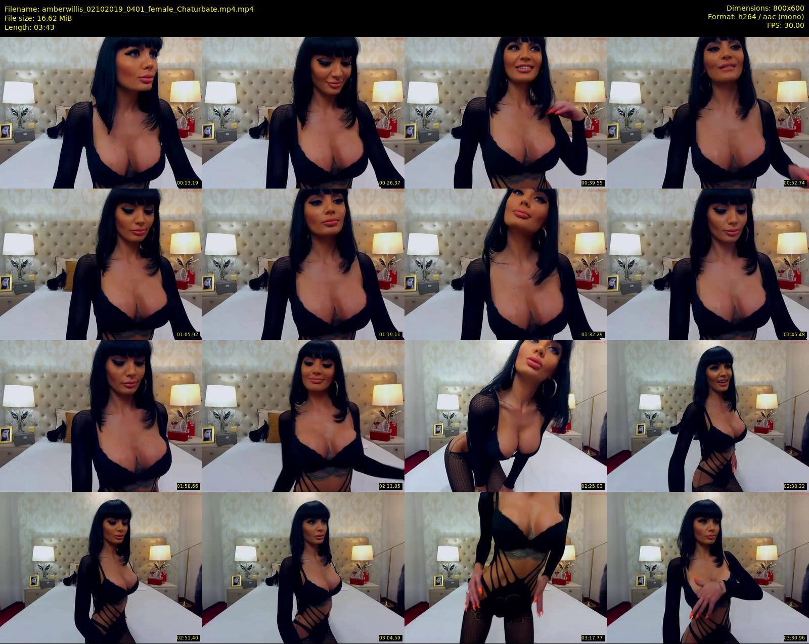 amberwillis — 4 minute Chaturbate female cam show recording, 480p, Oct 2, 2019