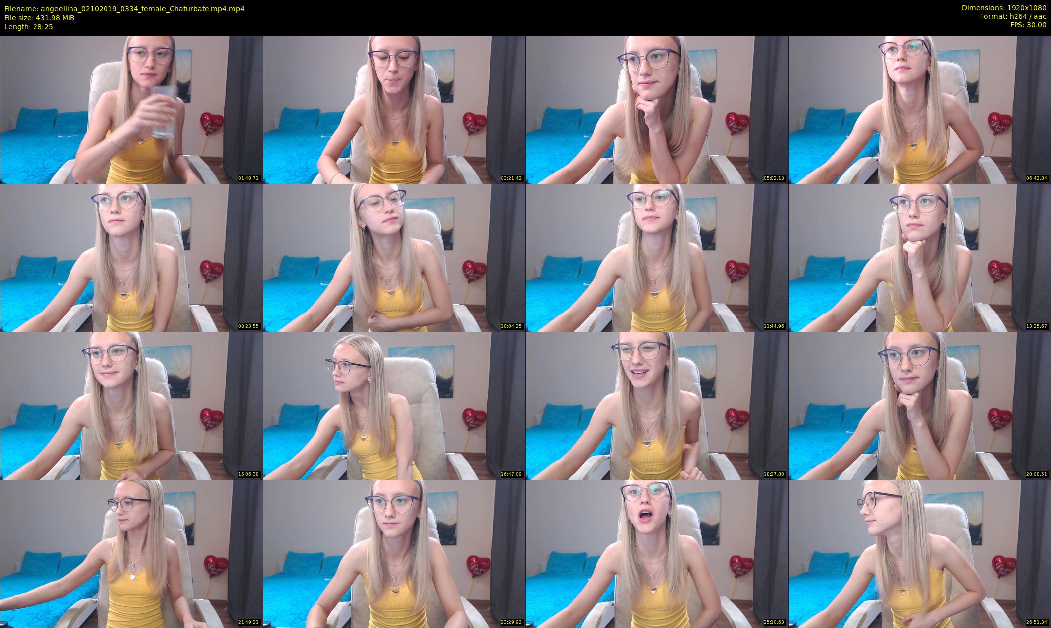 angeellina — 29 minute Chaturbate female cam show recording, 1080p, Oct 2, 2019