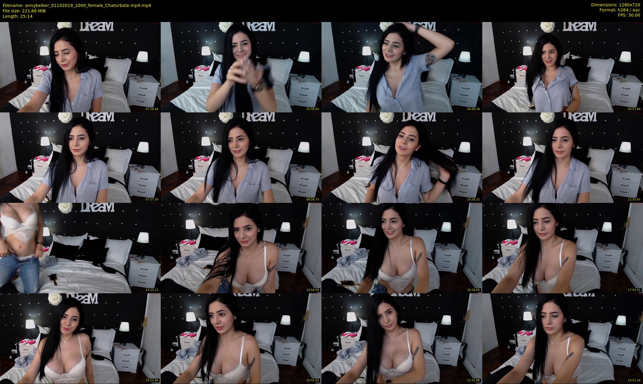 annybeiker — 26 minute Chaturbate female cam show recording, 720p, Oct 1, 2019