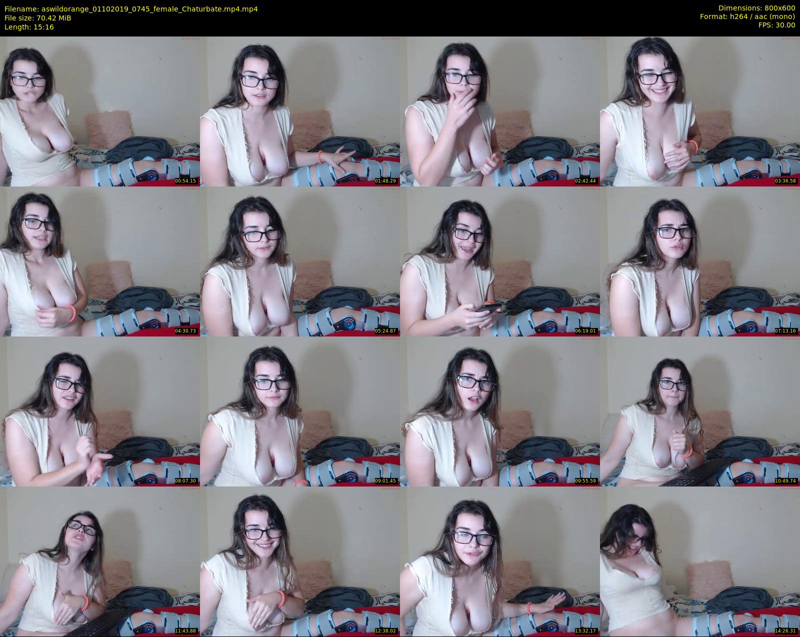 aswildorange — 16 minute Chaturbate female cam show recording, 480p, Oct 1, 2019