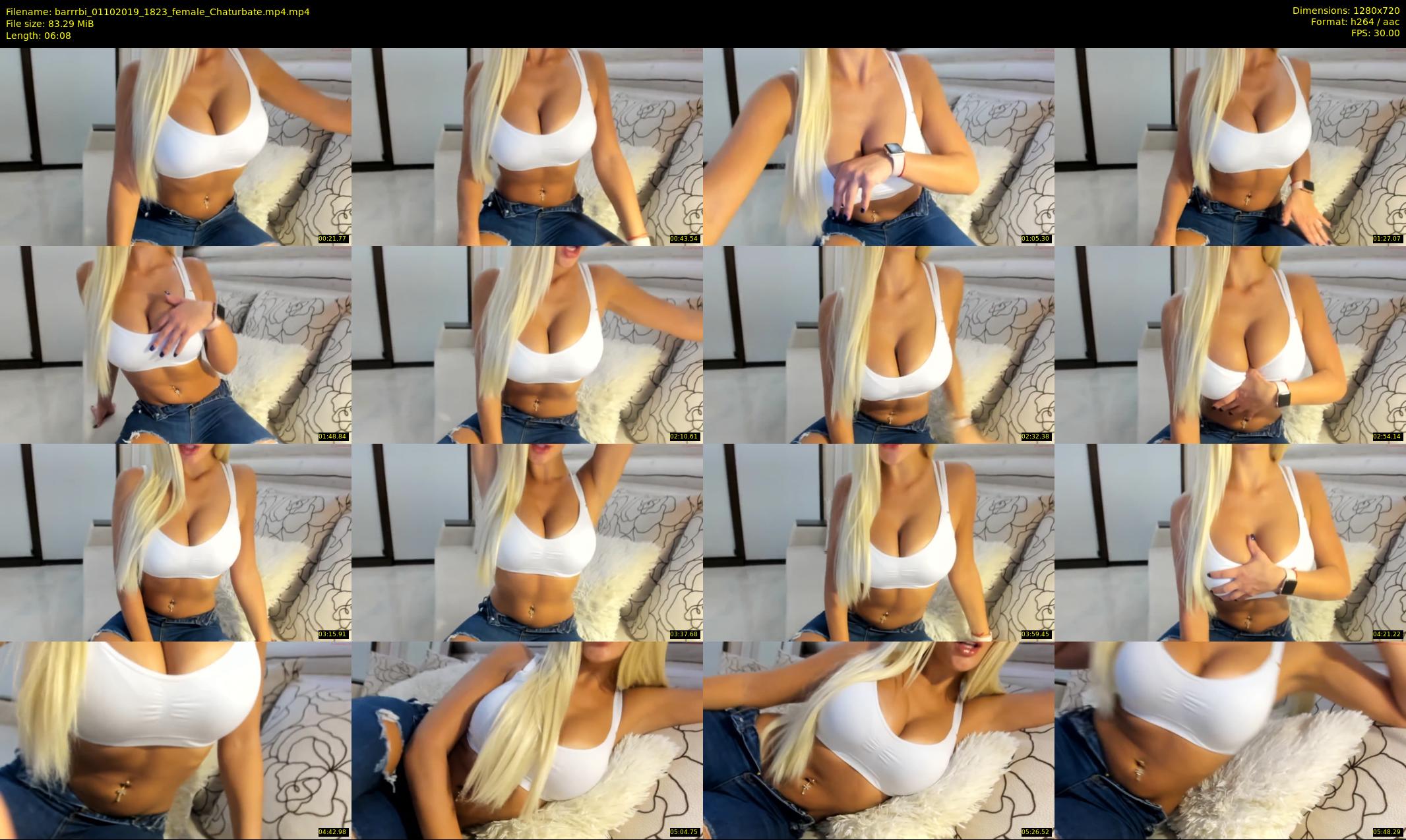 barrrbi — 7 minute Chaturbate female cam show recording, 720p, Oct 1, 2019