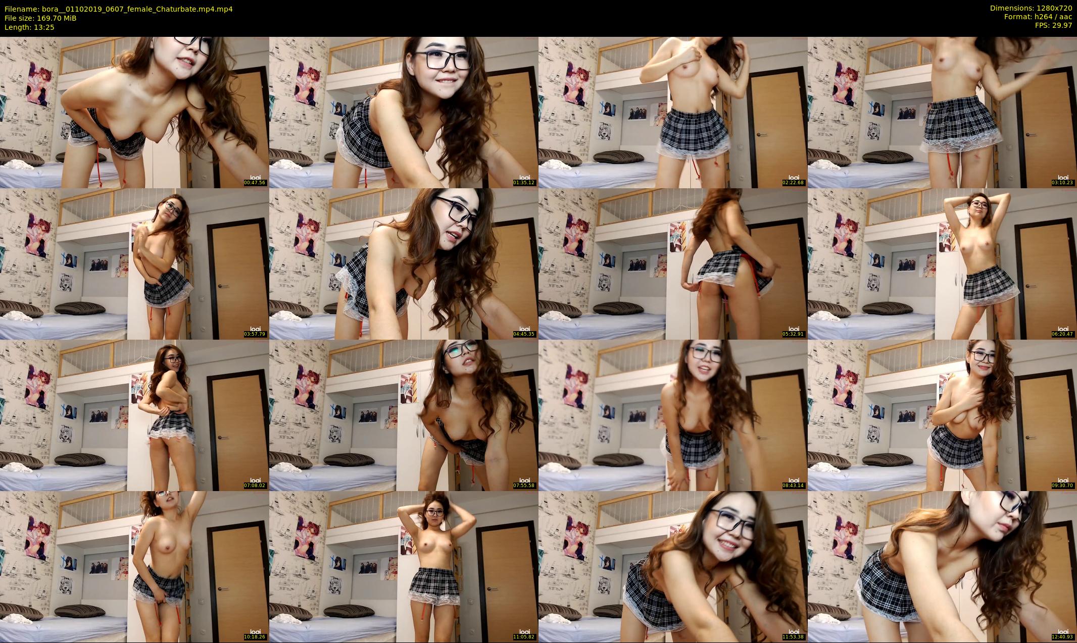 bora_ — 14 minute Chaturbate female cam show recording, 720p, Oct 1, 2019