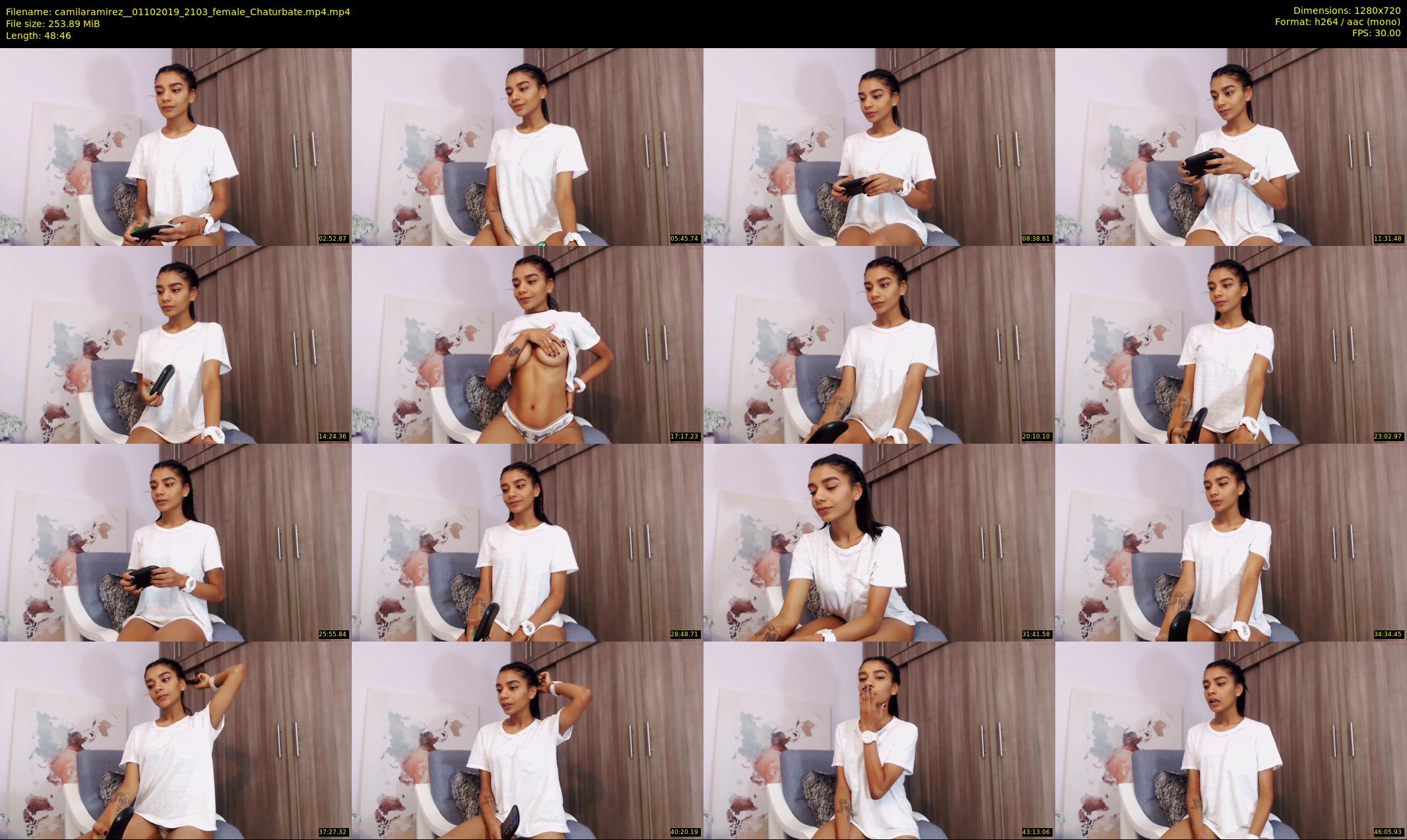 camilaramirez_ — 49 minute Chaturbate female cam show recording, 720p, Oct 1, 2019