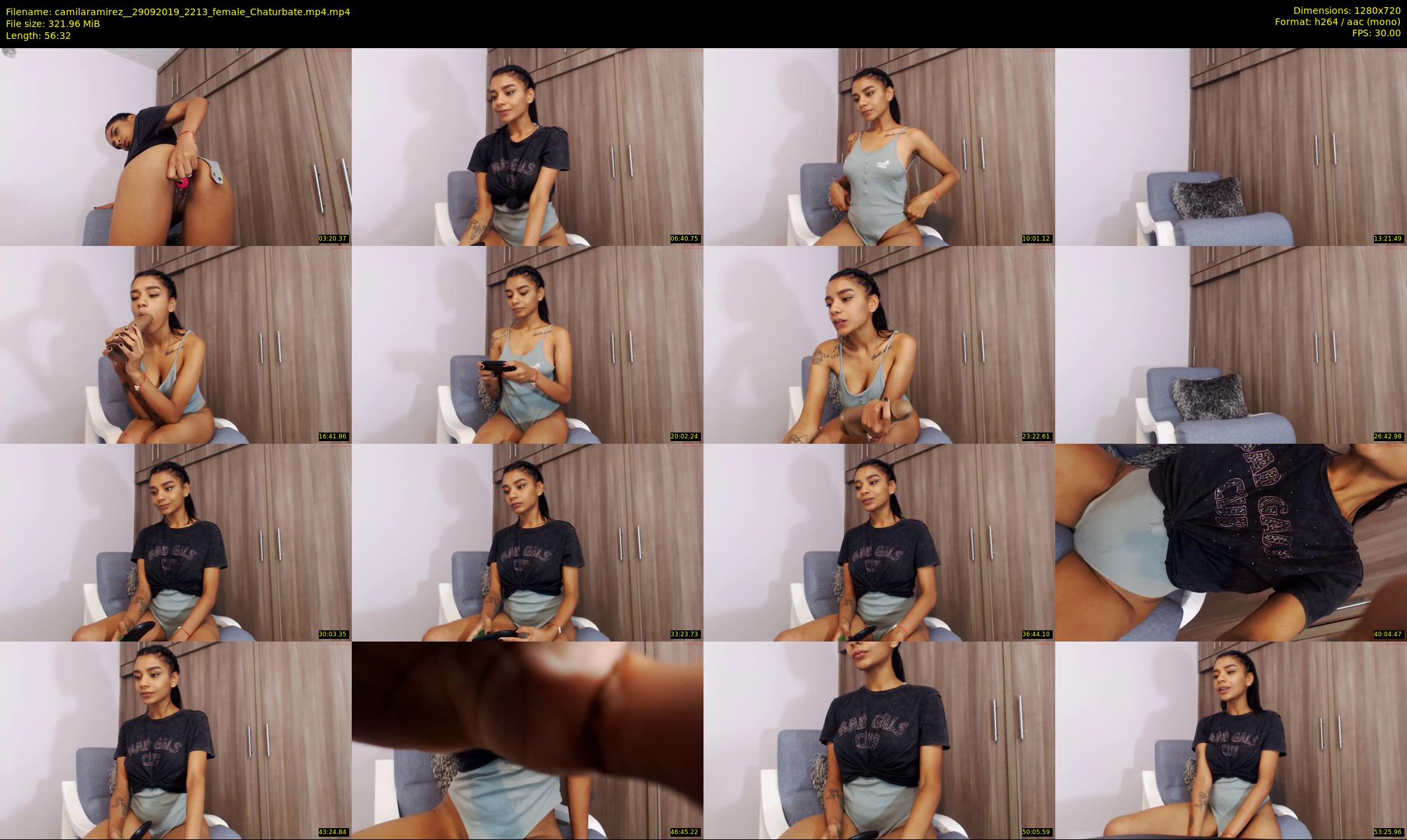 camilaramirez_ — 57 minute Chaturbate female cam show recording, 720p, Sep 29, 2019