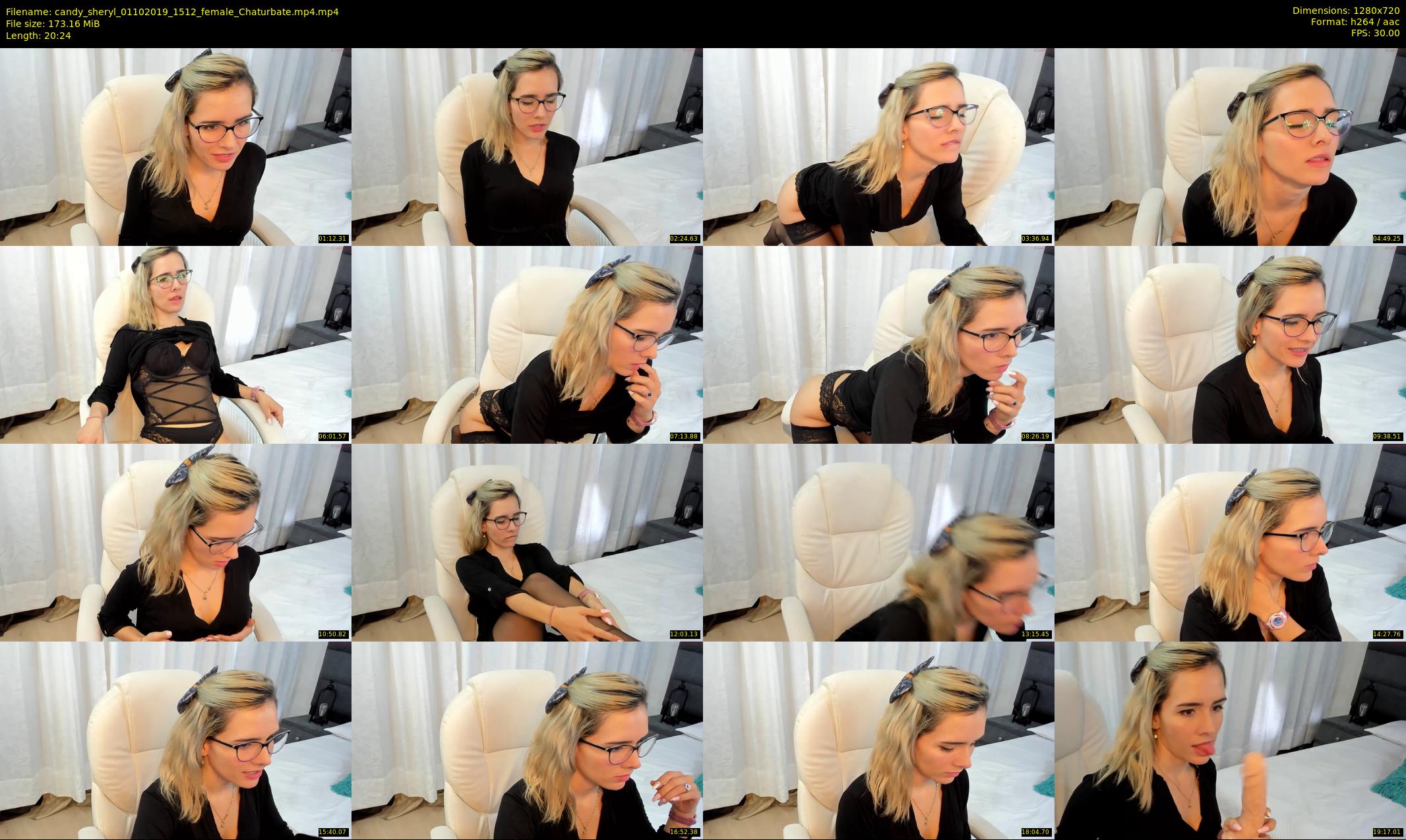candy_sheryl — 21 minute Chaturbate female cam show recording, 720p, Oct 1, 2019