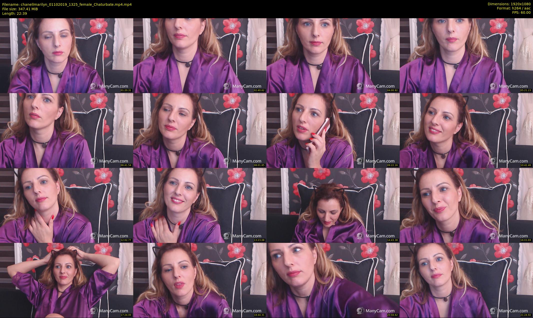 chanellmarilyn — 23 minute Chaturbate female cam show recording, 1080p, Oct 1, 2019