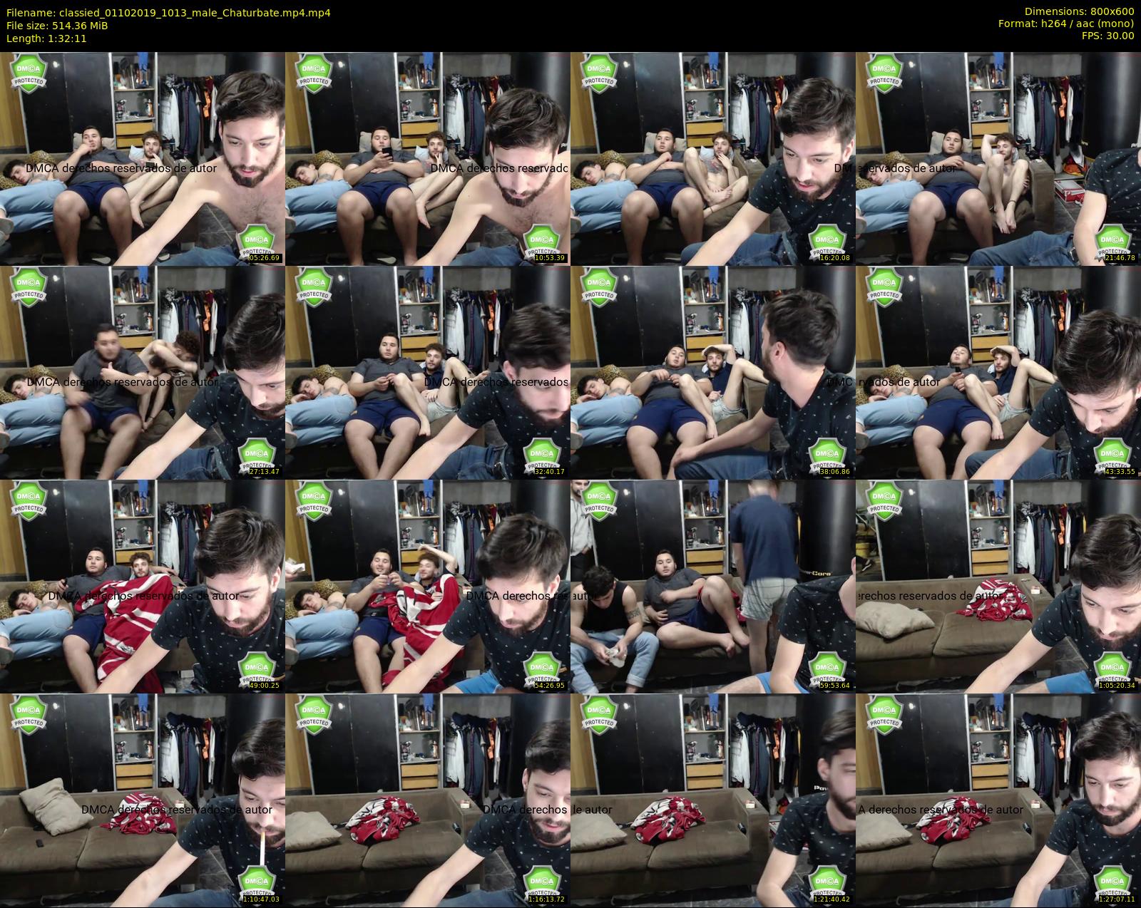 classied — 93 minute Chaturbate male cam show recording, 480p, Oct 1, 2019