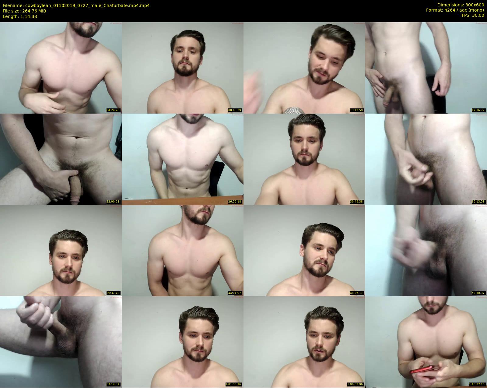 cowboylean — 75 minute Chaturbate male cam show recording, 480p, Oct 1, 2019