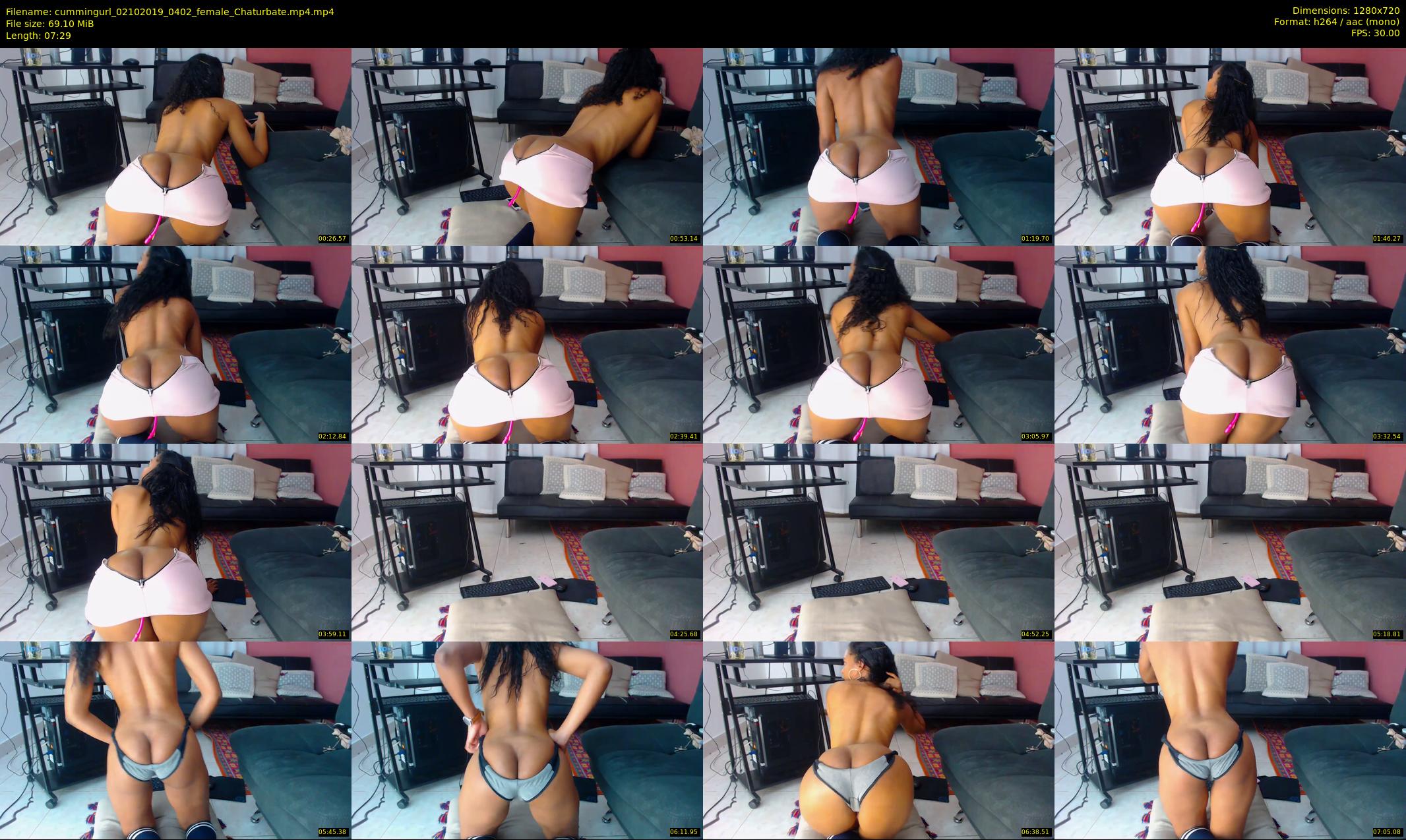 cummingurl — 8 minute Chaturbate couple cam show recording, 720p, Oct 2, 2019