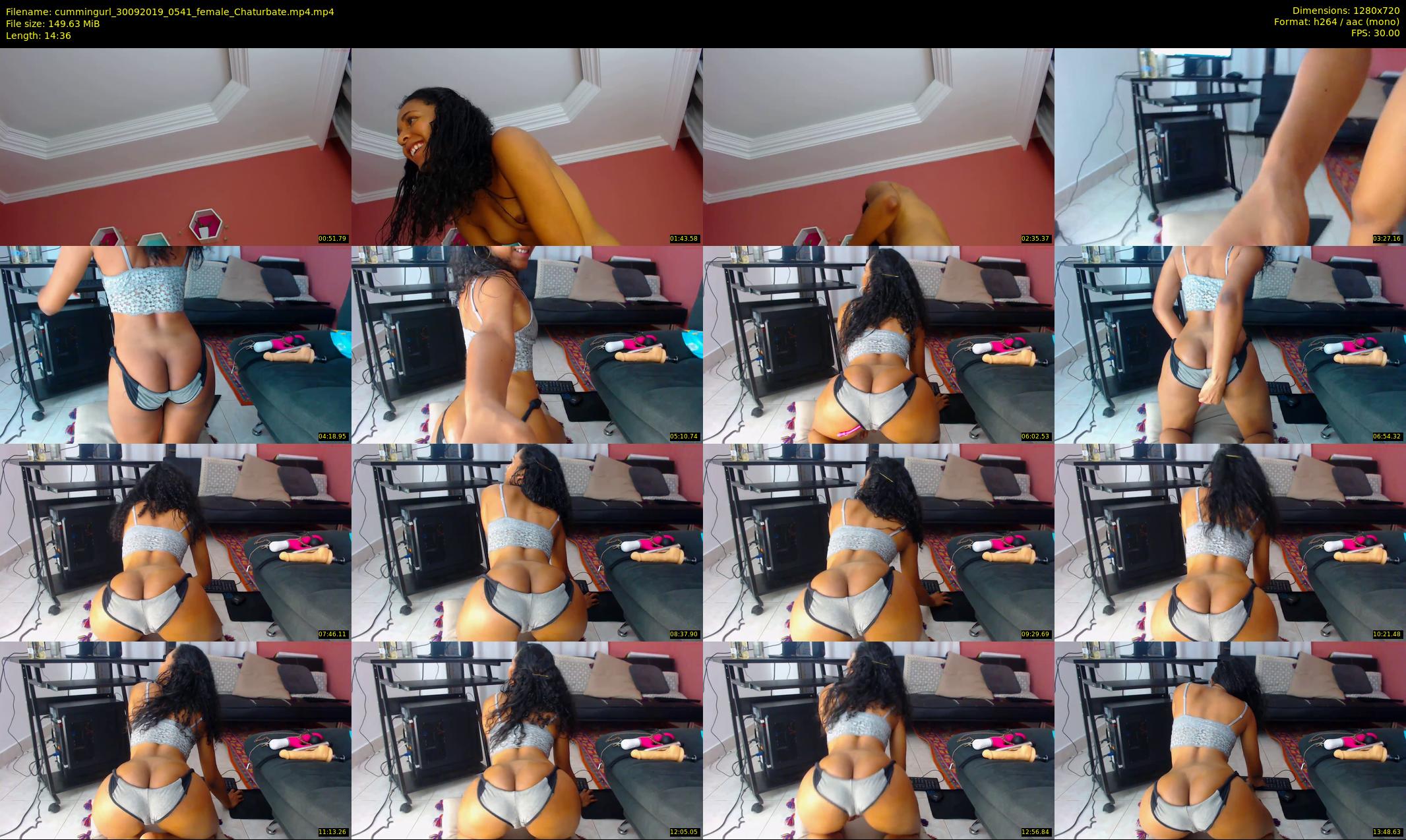 cummingurl — 15 minute Chaturbate couple cam show recording, 720p, Sep 30, 2019