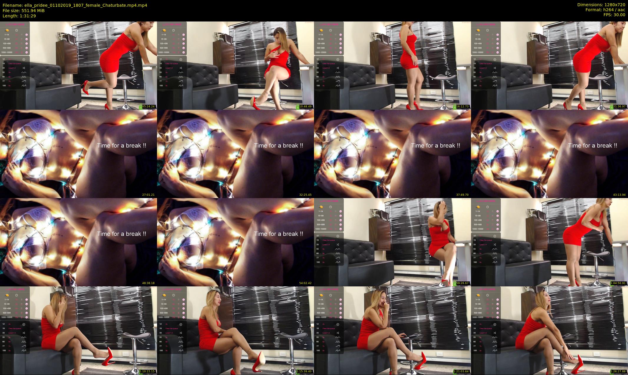 ella_pridee — 92 minute Chaturbate female cam show recording, 720p, Oct 1, 2019