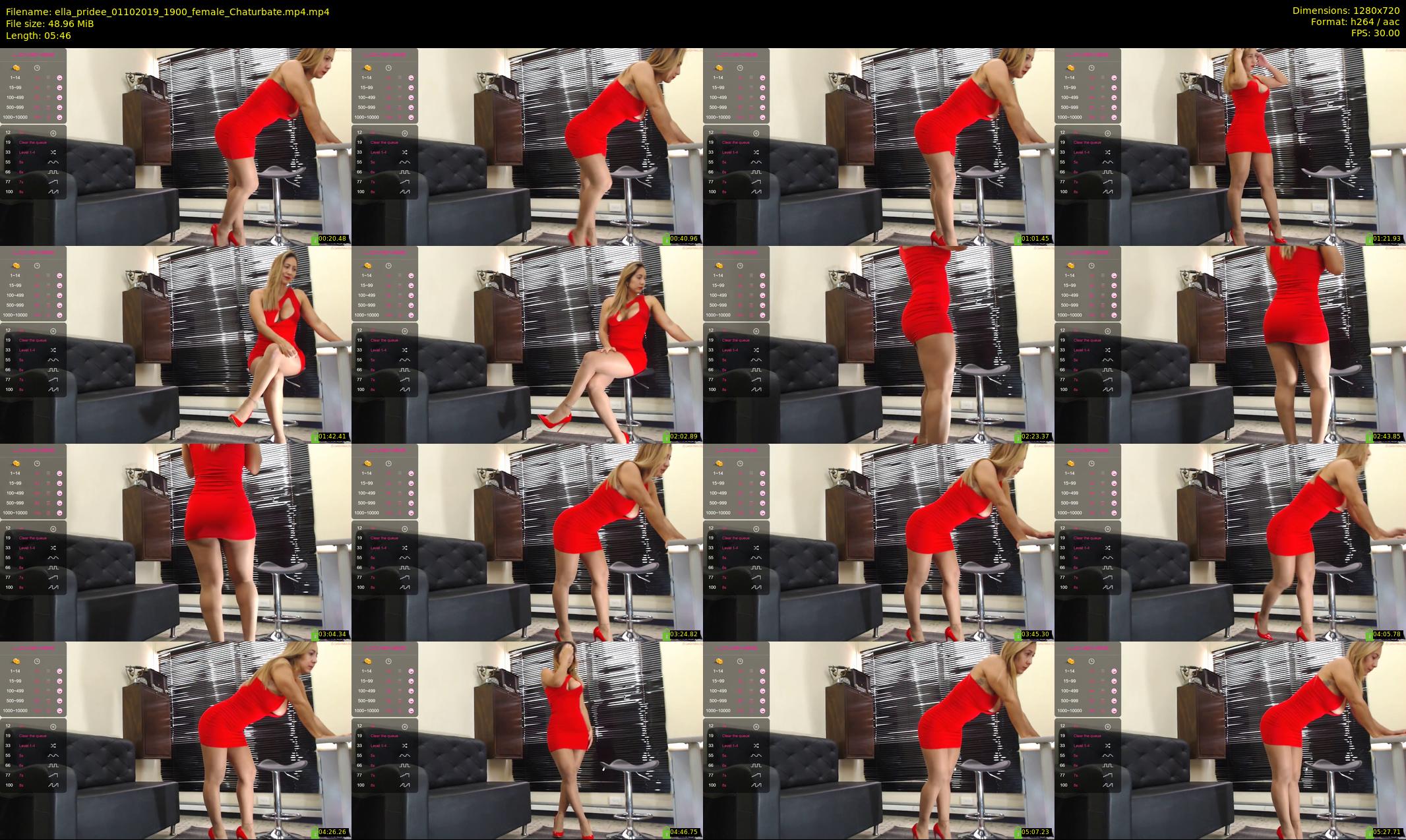 ella_pridee — 6 minute Chaturbate female cam show recording, 720p, Oct 1, 2019