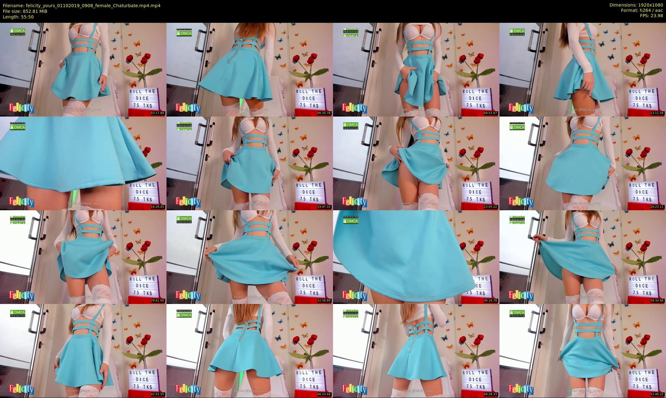 felicity_yours — 56 minute Chaturbate female cam show recording, 1080p, Oct 1, 2019