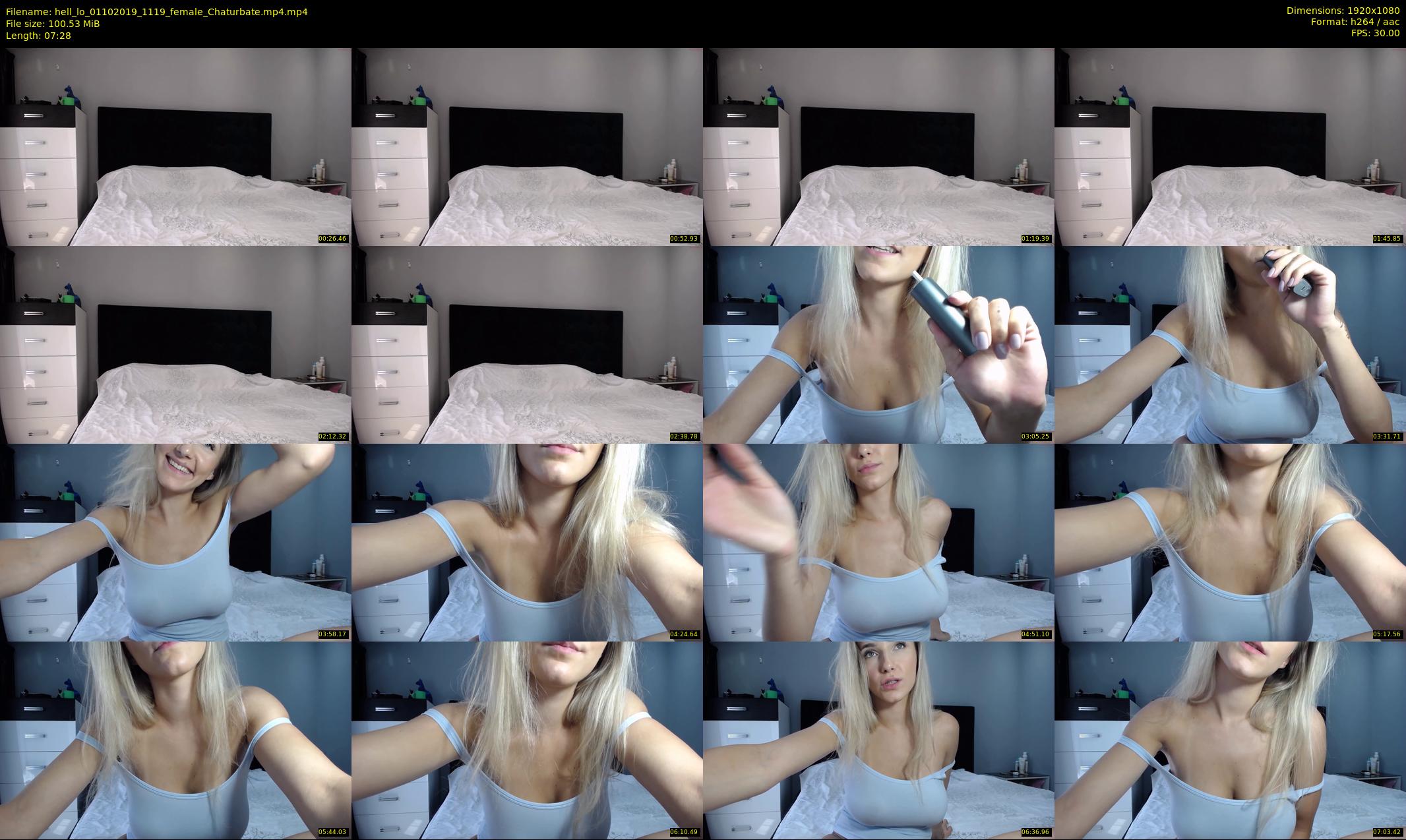 hell_lo — 8 minute Chaturbate female cam show recording, 1080p, Oct 1, 2019