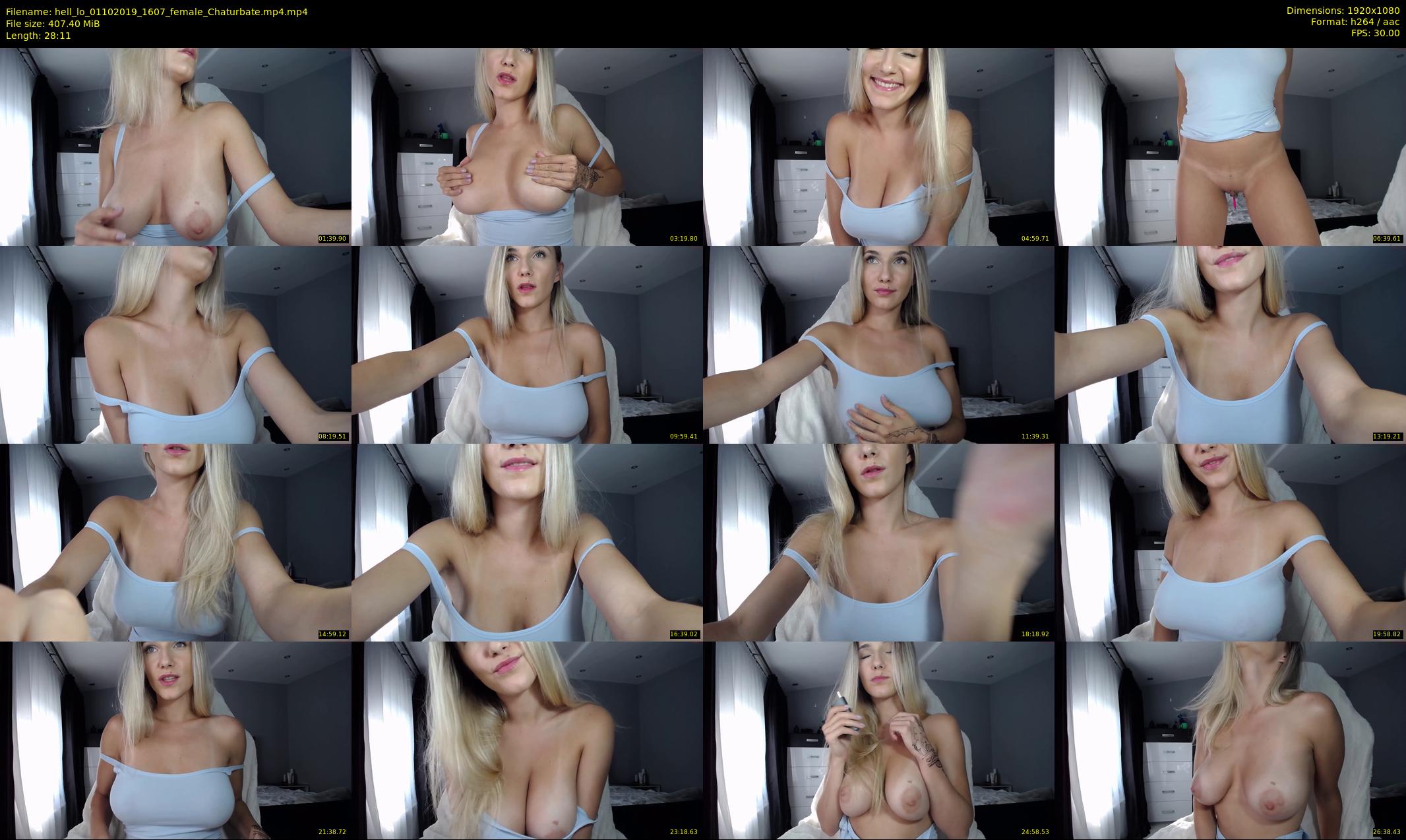 hell_lo — 29 minute Chaturbate female cam show recording, 1080p, Oct 1, 2019