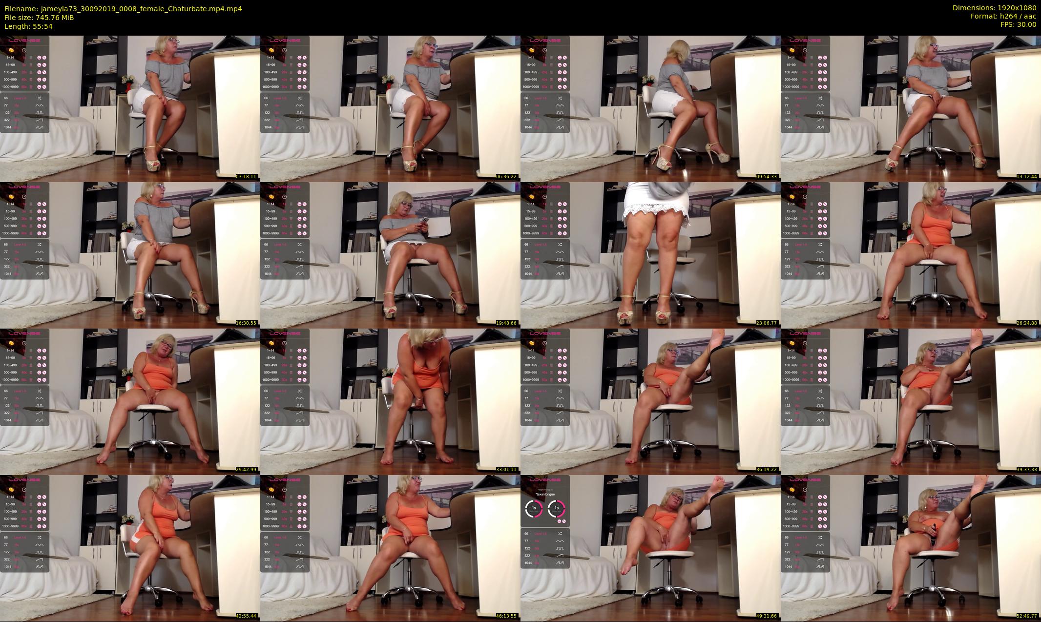 jameyla73 — 56 minute Chaturbate female cam show recording, 1080p, Sep 30, 2019