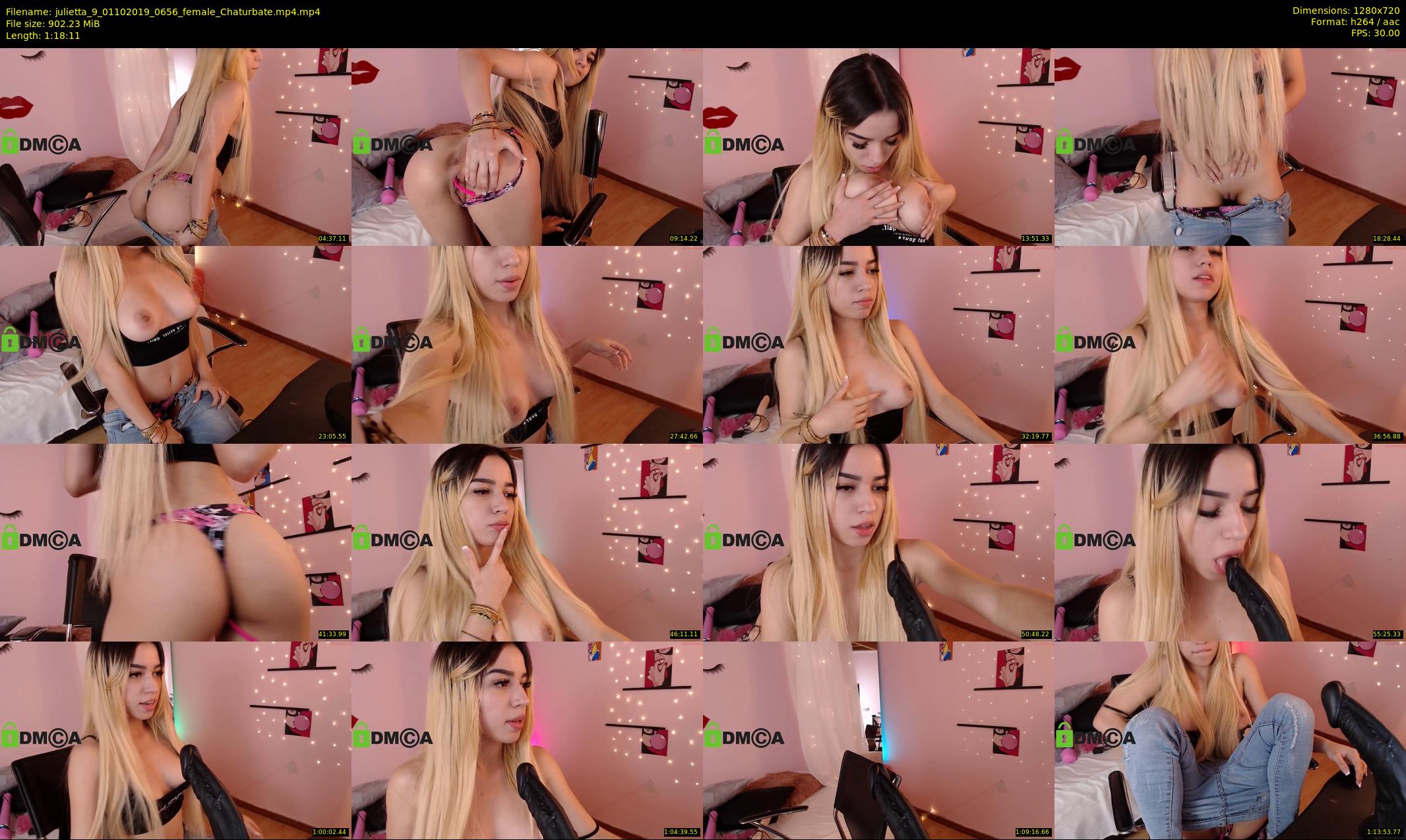 julietta_9 — 79 minute Chaturbate female cam show recording, 720p, Oct 1, 2019