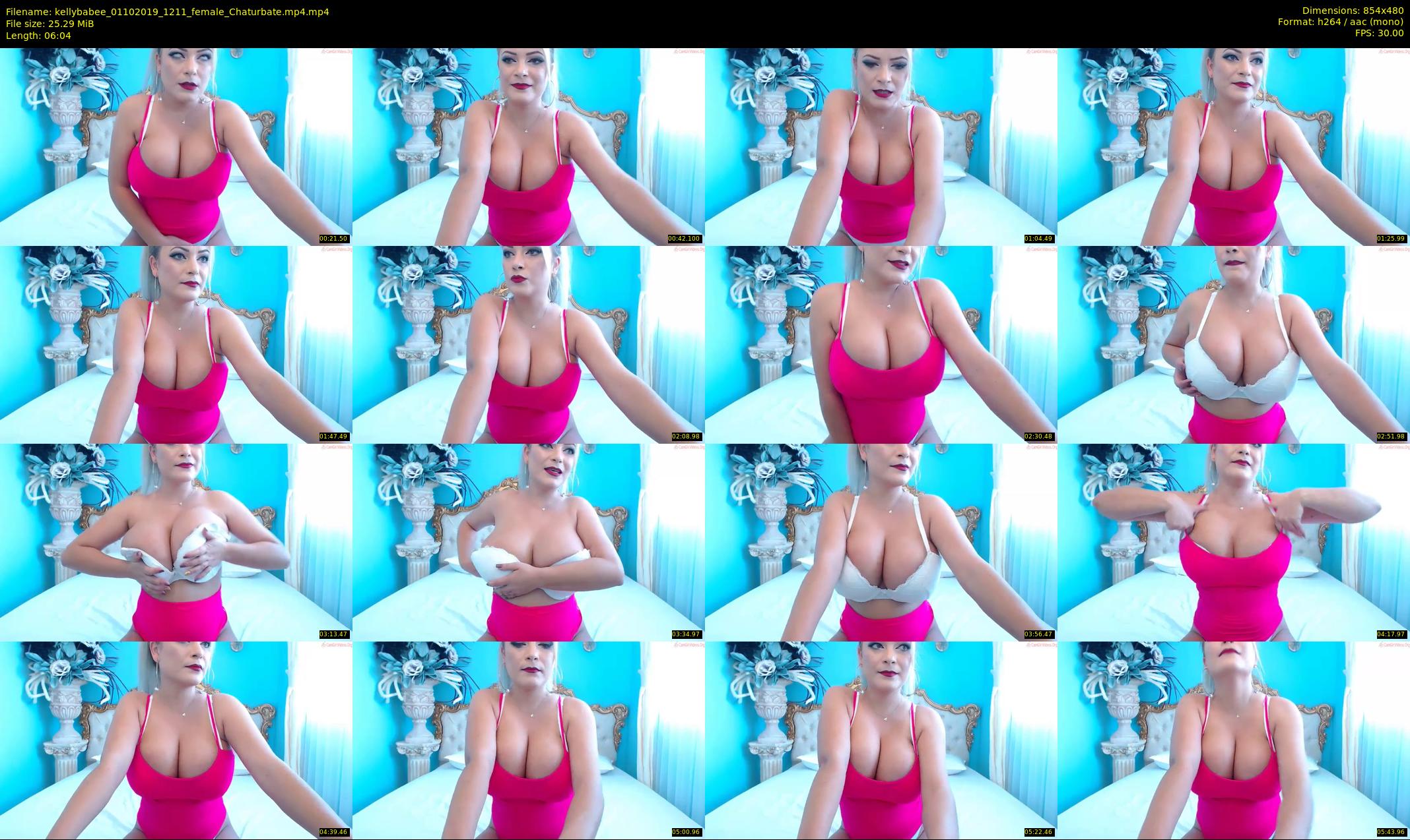kellybabee — 7 minute Chaturbate female cam show recording, 480p, Oct 1, 2019