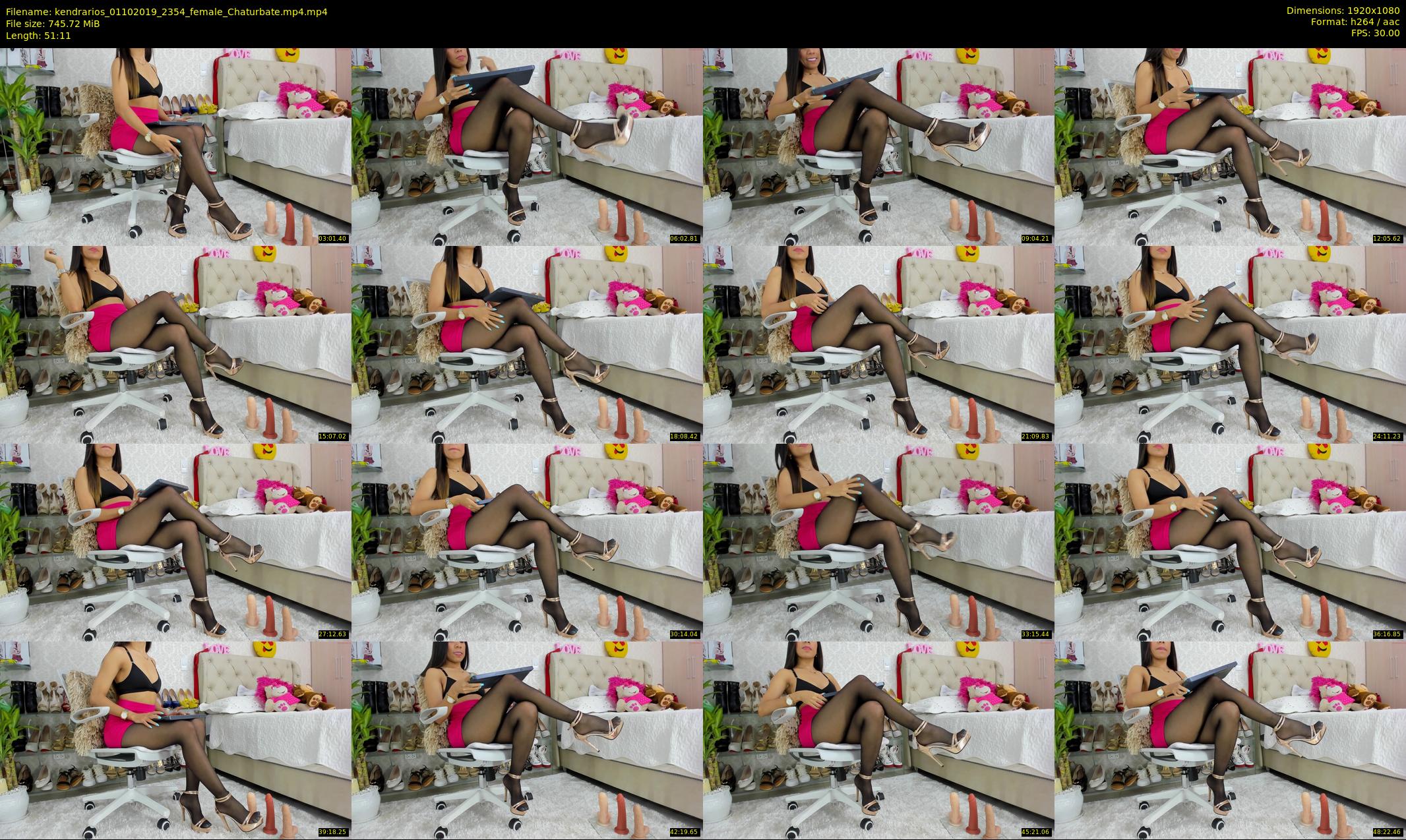 kendrarios — 52 minute Chaturbate female cam show recording, 1080p, Oct 1, 2019