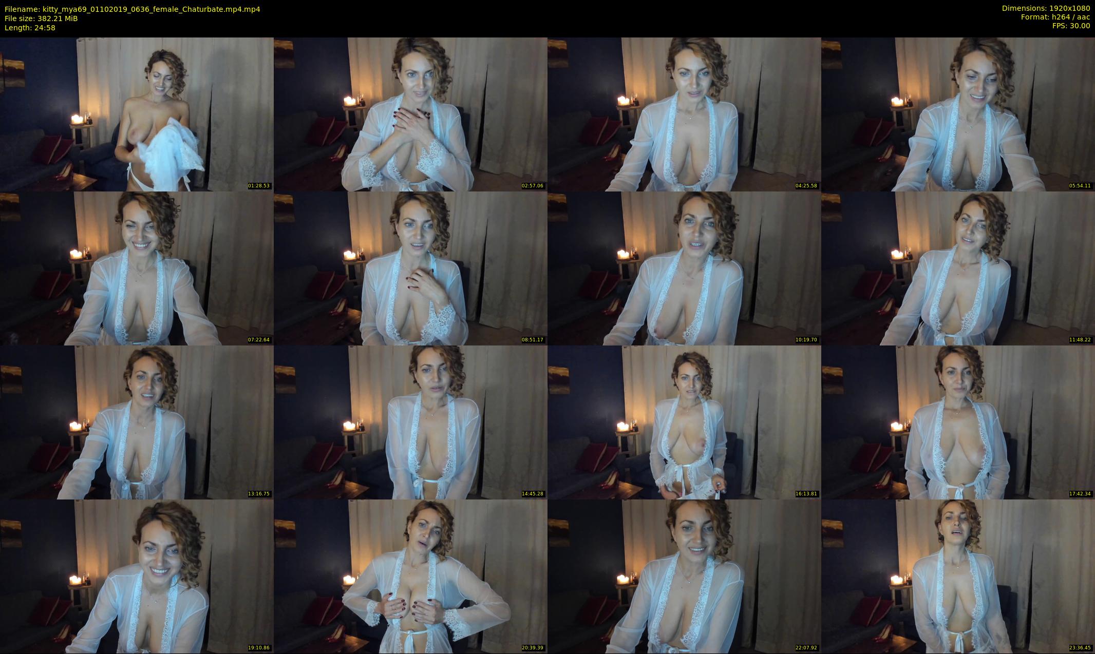 kitty_mya69 — 25 minute Chaturbate female cam show recording, 1080p, Oct 1, 2019