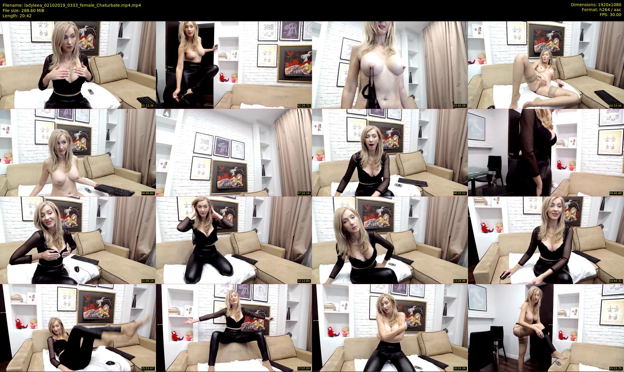 ladyleea — 21 minute Chaturbate female cam show recording, 1080p, Oct 2, 2019