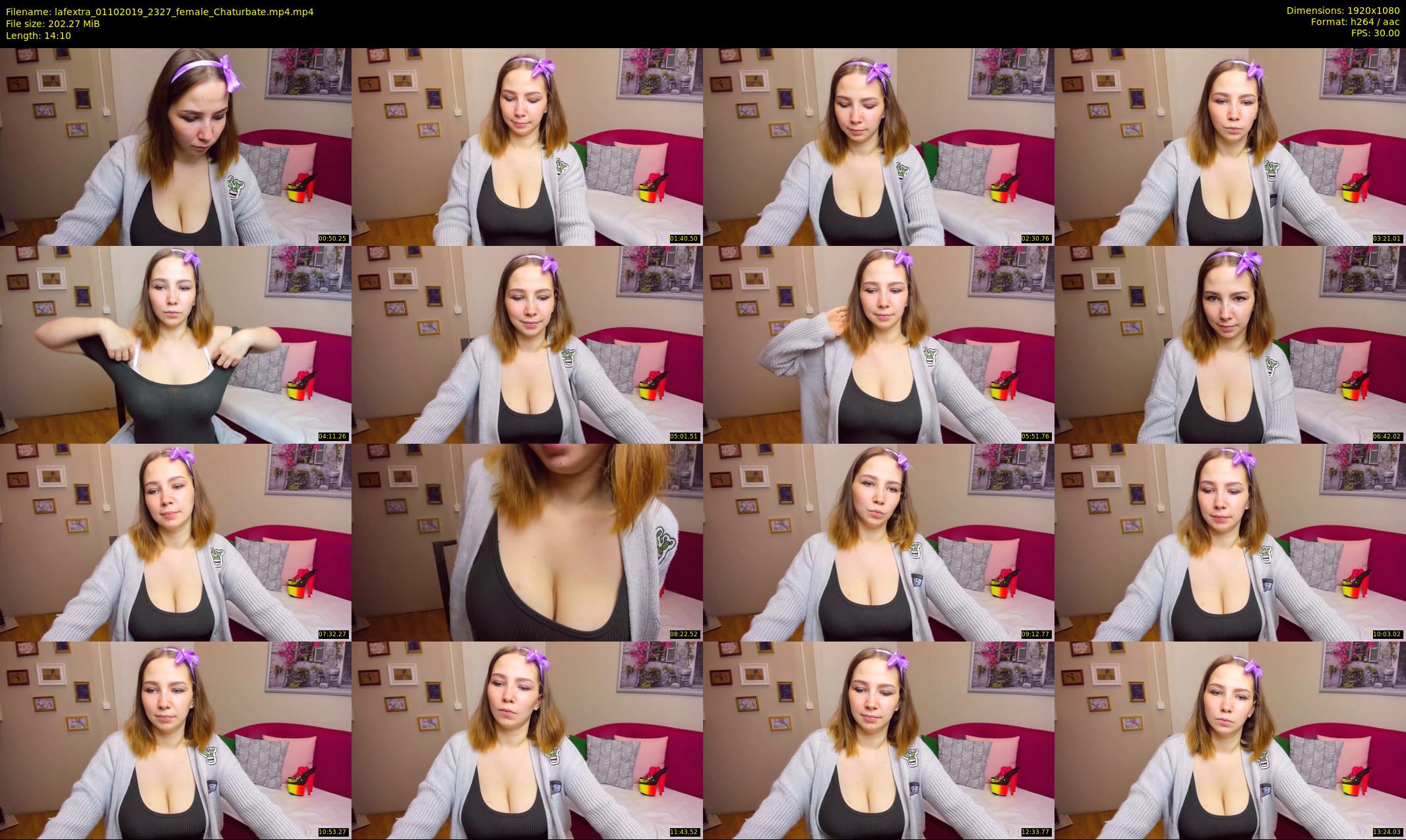 lafextra — 15 minute Chaturbate female cam show recording, 1080p, Oct 1, 2019