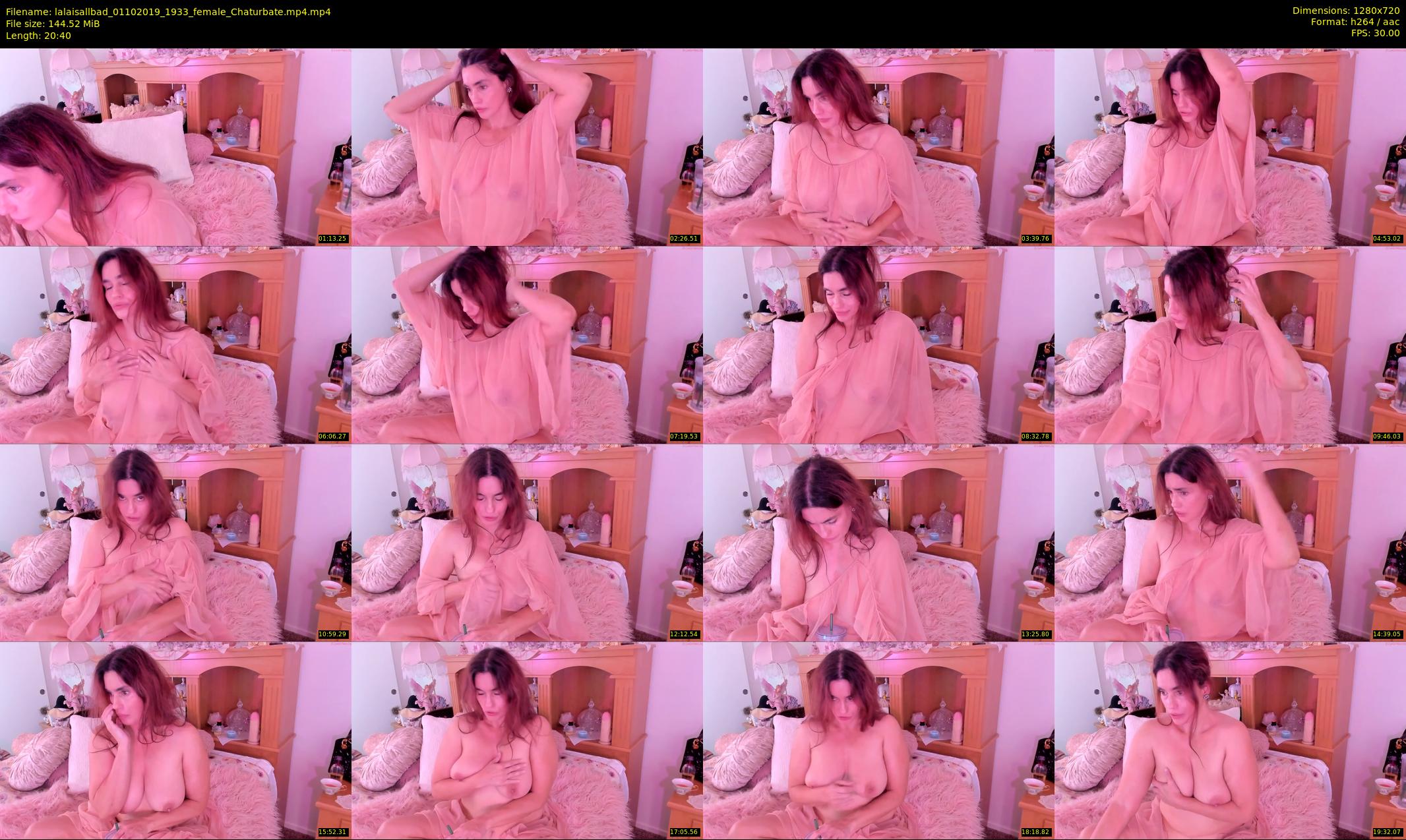 lalaisallbad — 21 minute Chaturbate female cam show recording, 720p, Oct 1, 2019