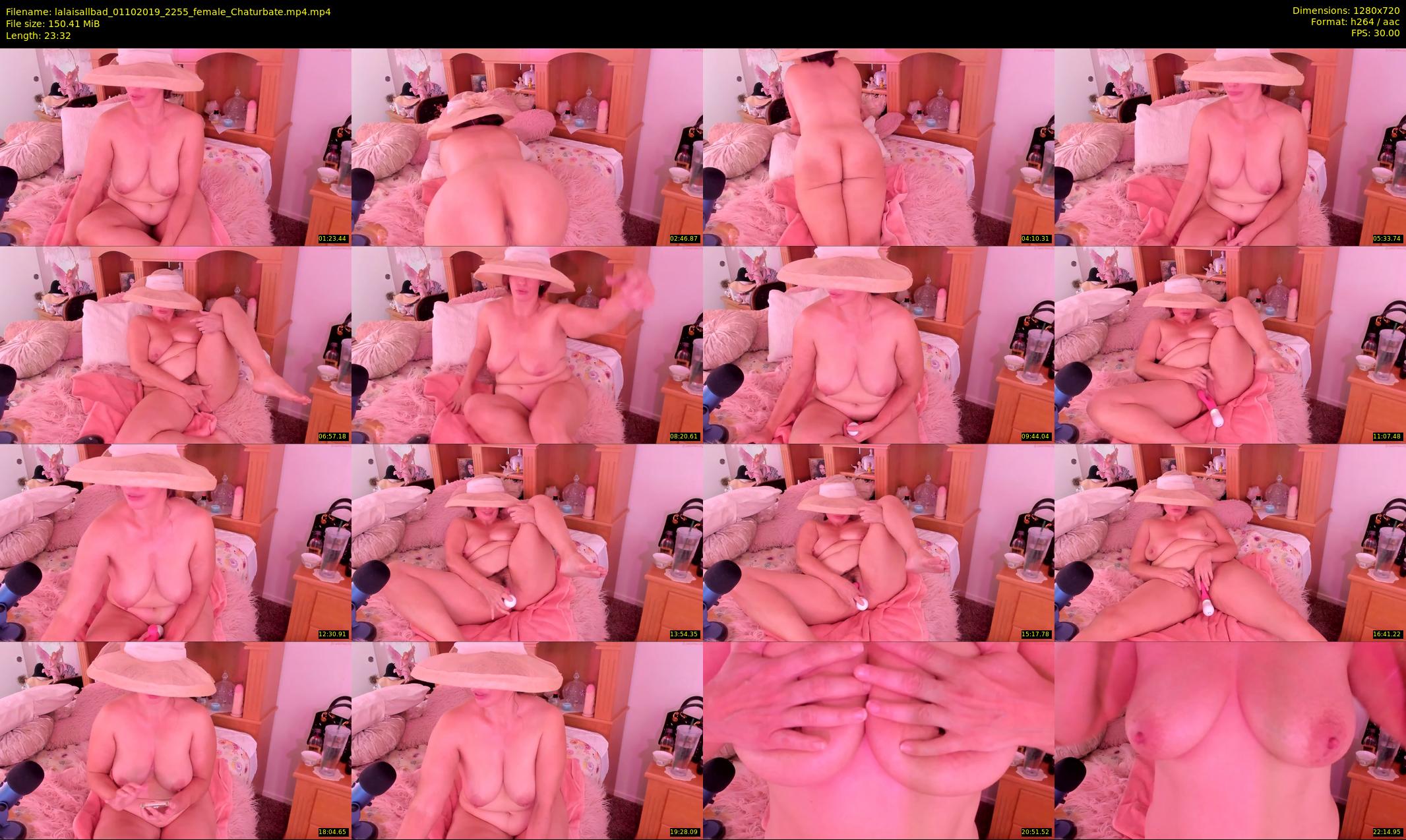 lalaisallbad — 24 minute Chaturbate female cam show recording, 720p, Oct 1, 2019