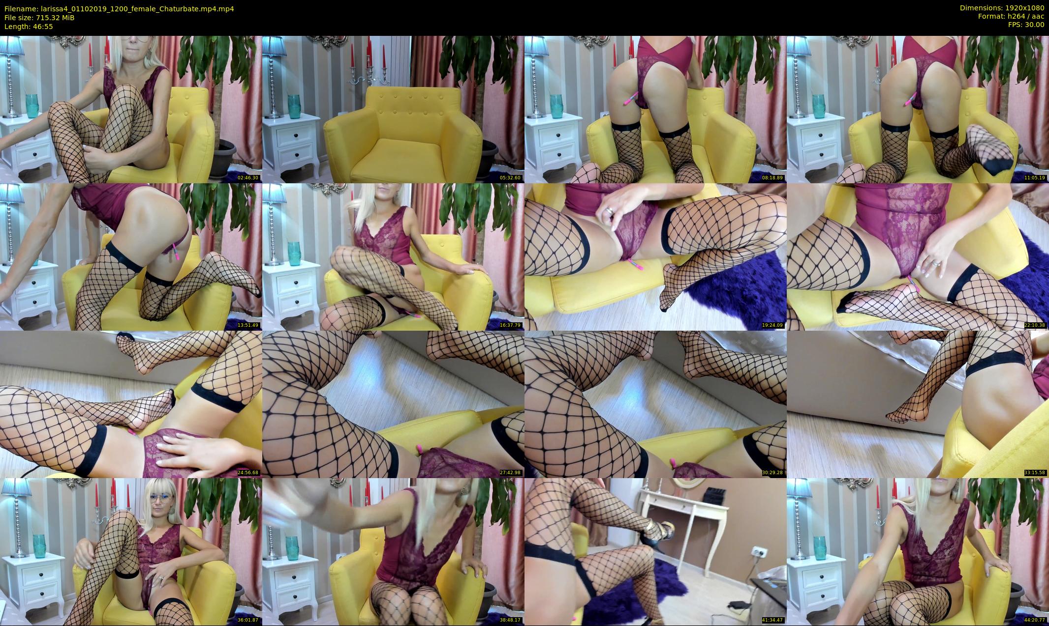 larissa4 — 47 minute Chaturbate female cam show recording, 1080p, Oct 1, 2019