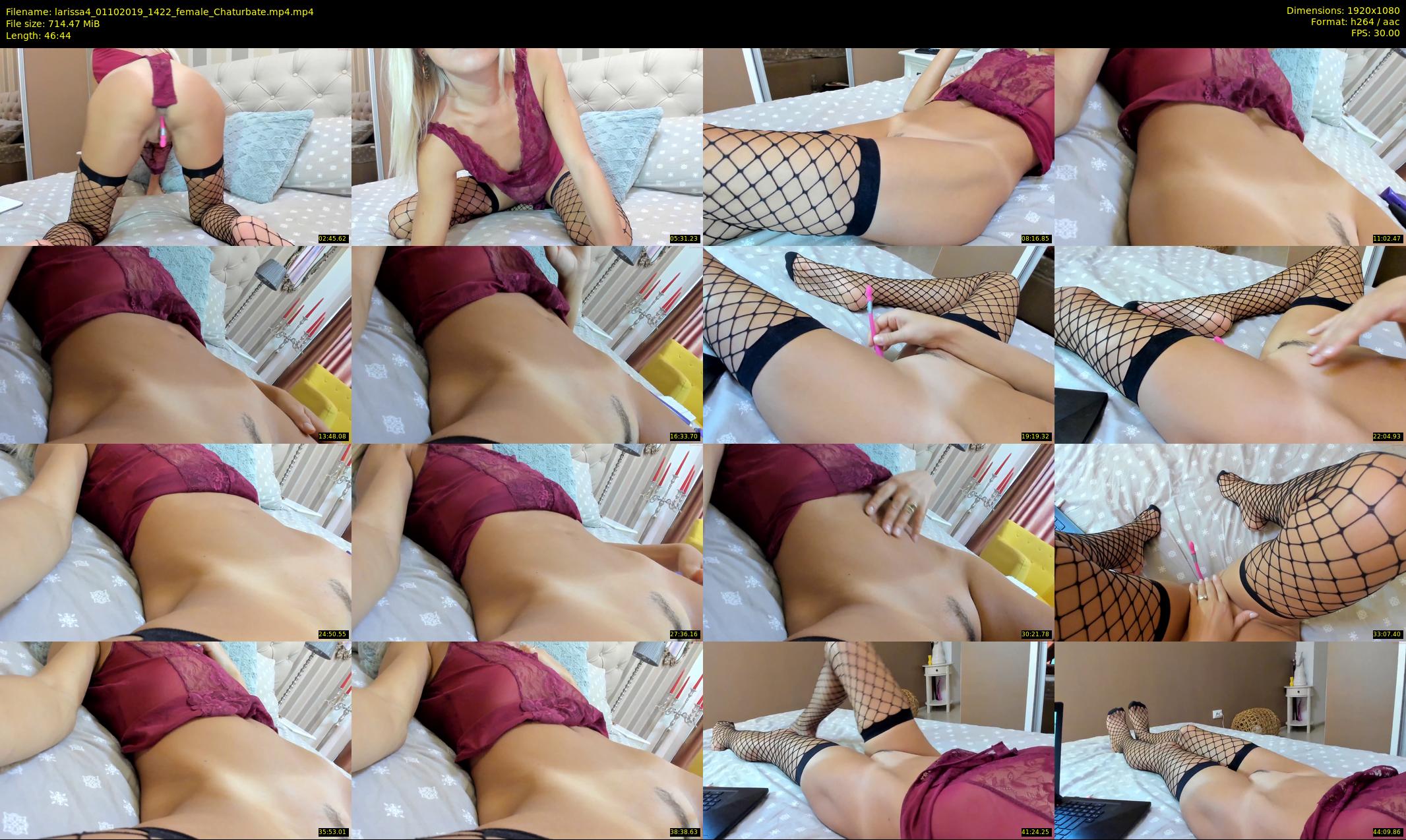 larissa4 — 47 minute Chaturbate female cam show recording, 1080p, Oct 1, 2019