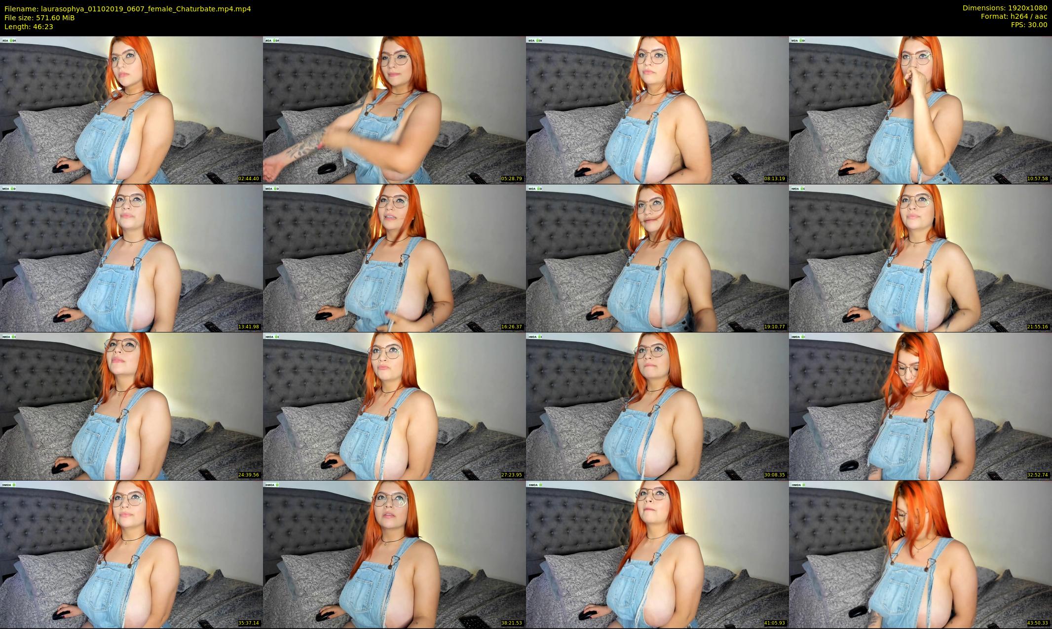 laurasophya — 47 minute Chaturbate female cam show recording, 1080p, Oct 1, 2019