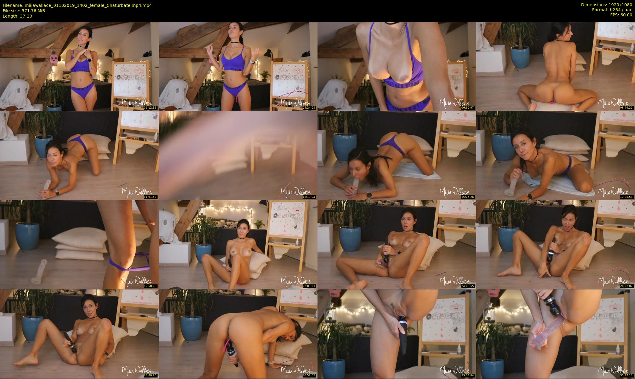 miiiawallace — 38 minute Chaturbate female cam show recording, 1080p, Oct 1, 2019