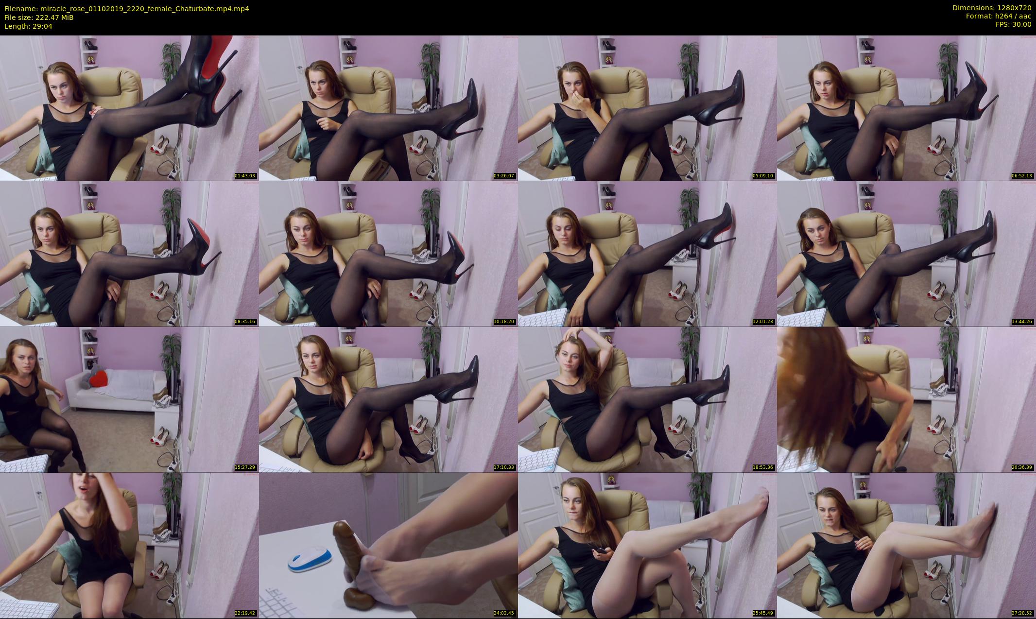 miracle_rose — 30 minute Chaturbate female cam show recording, 720p, Oct 1, 2019