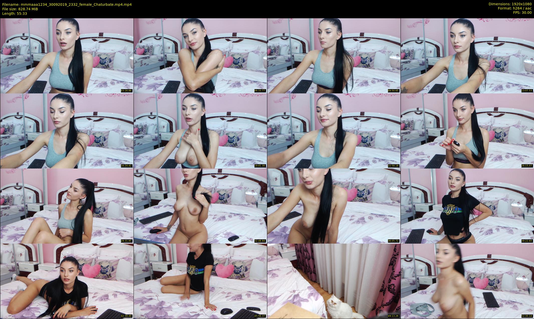 mmmaaa1234 — 56 minute Chaturbate female cam show recording, 1080p, Sep 30, 2019