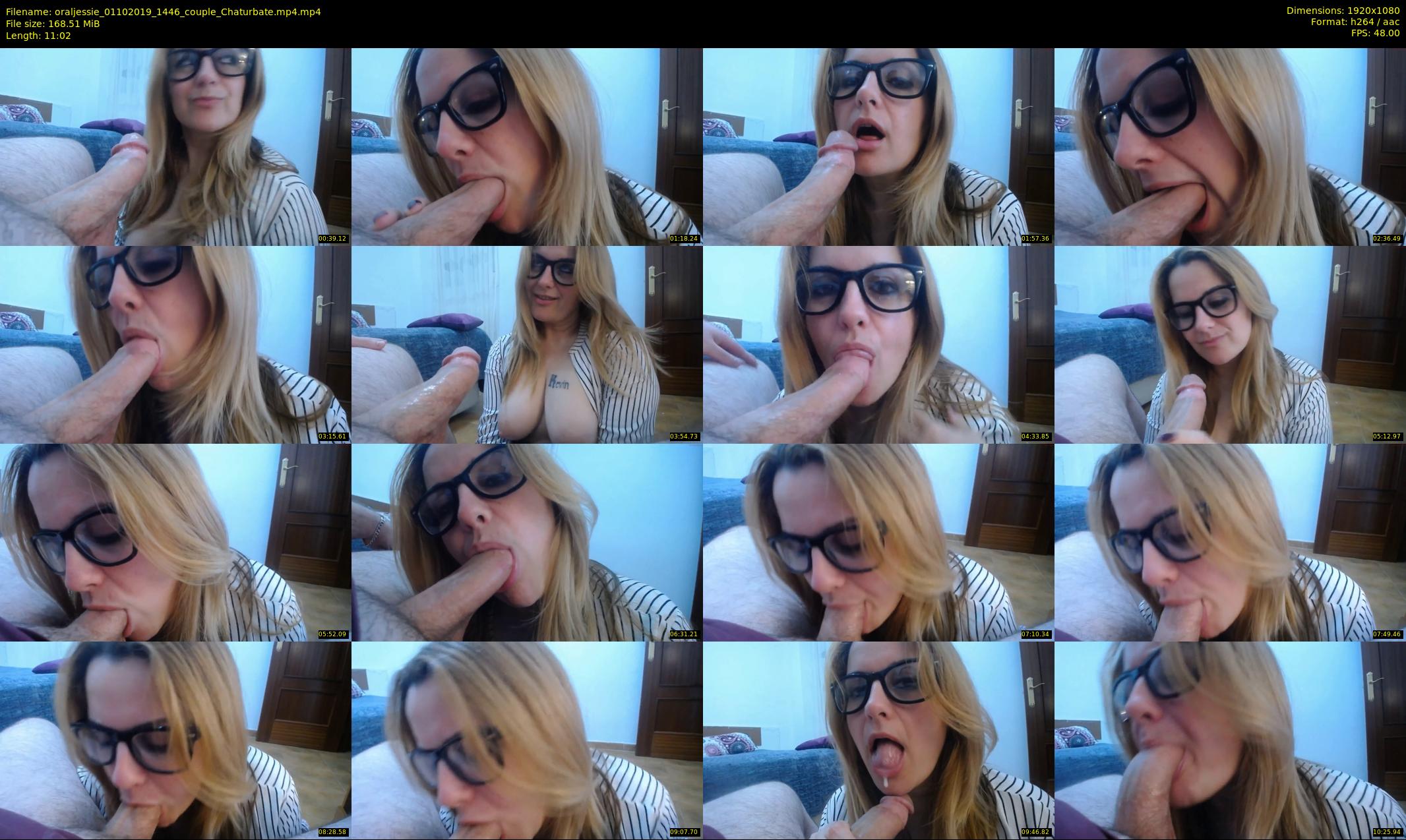 oraljessie — 12 minute Chaturbate couple cam show recording, 1080p, Oct 1, 2019