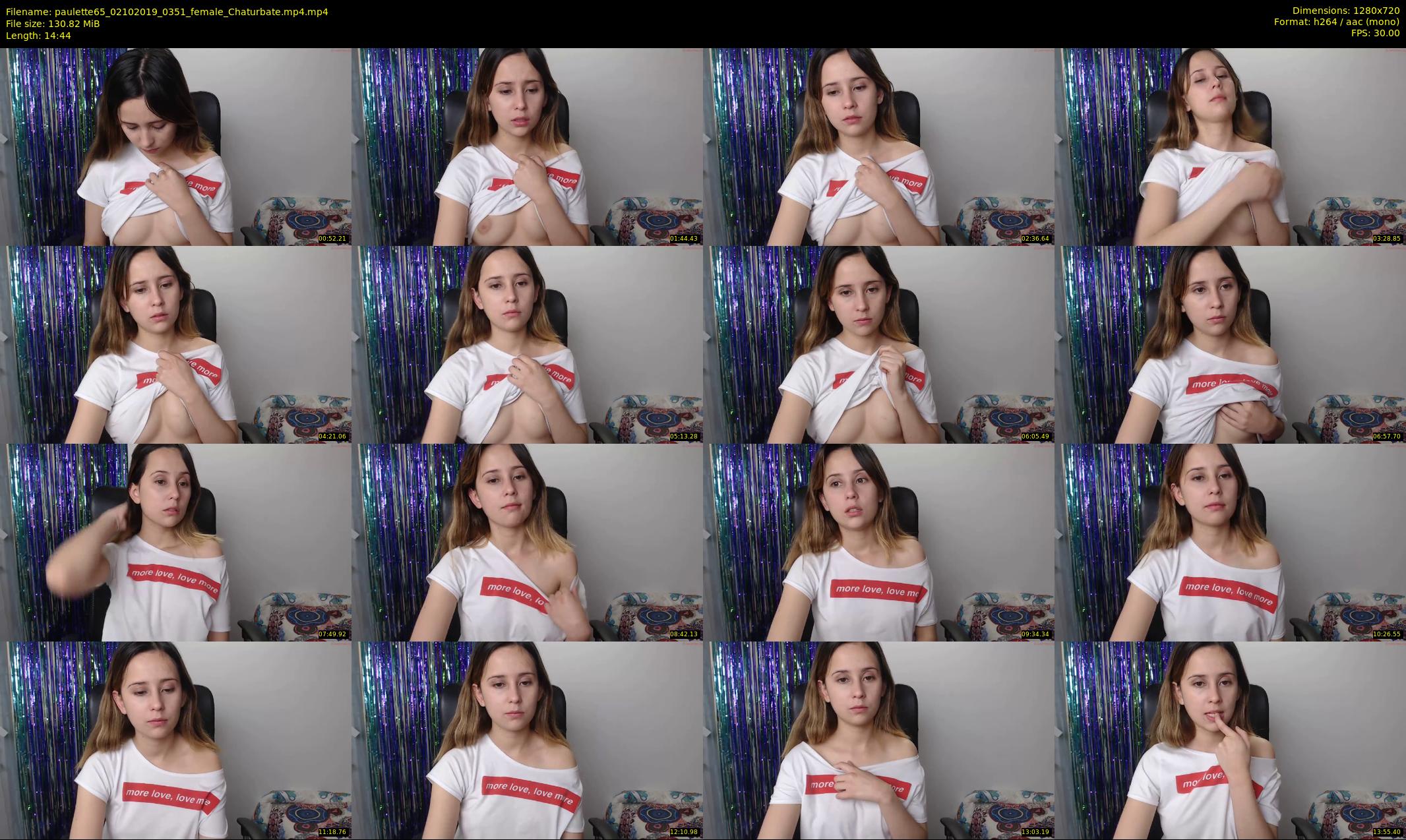 paulette65 — 15 minute Chaturbate female cam show recording, 720p, Oct 2, 2019
