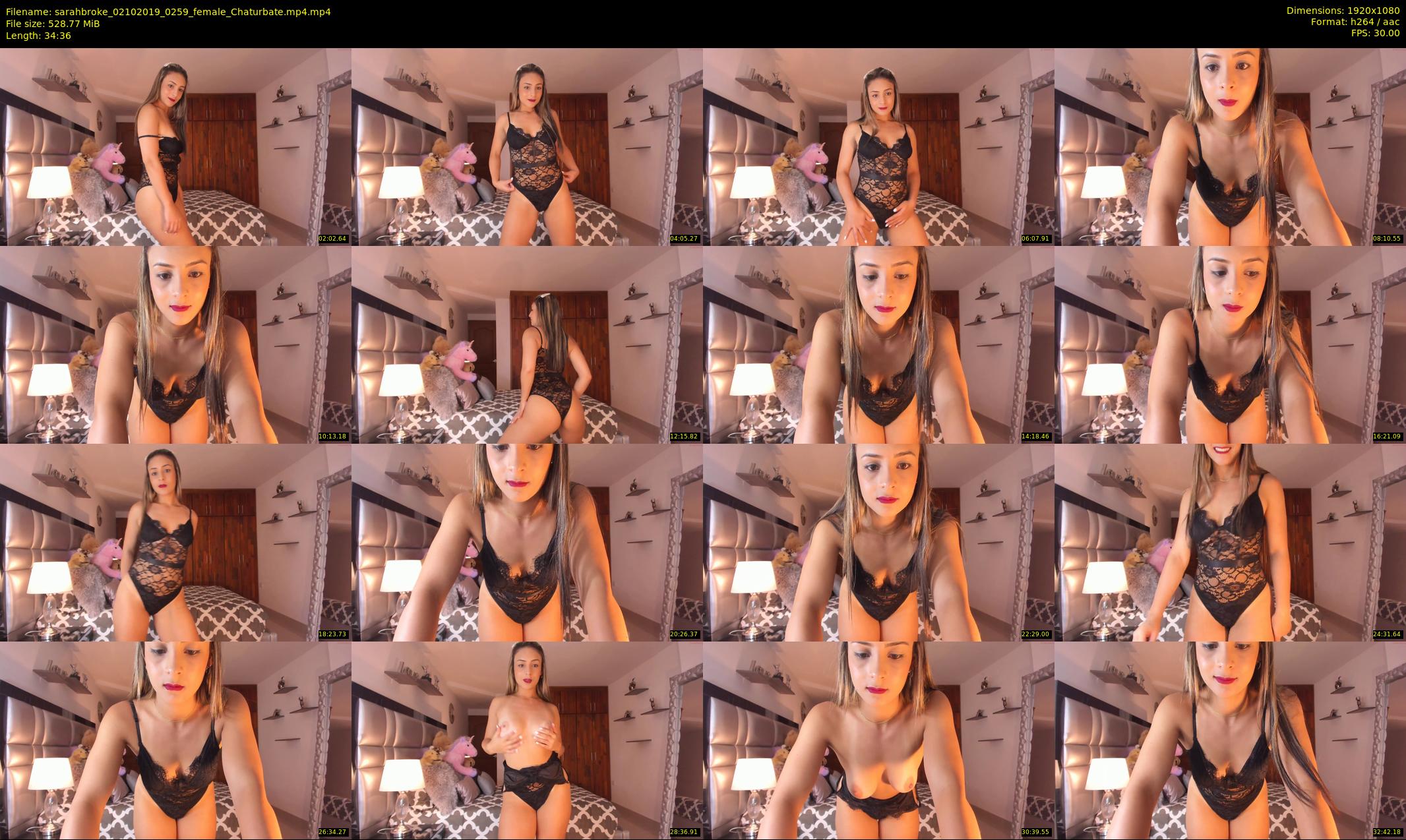 sarahbroke — 35 minute Chaturbate female cam show recording, 1080p, Oct 2, 2019
