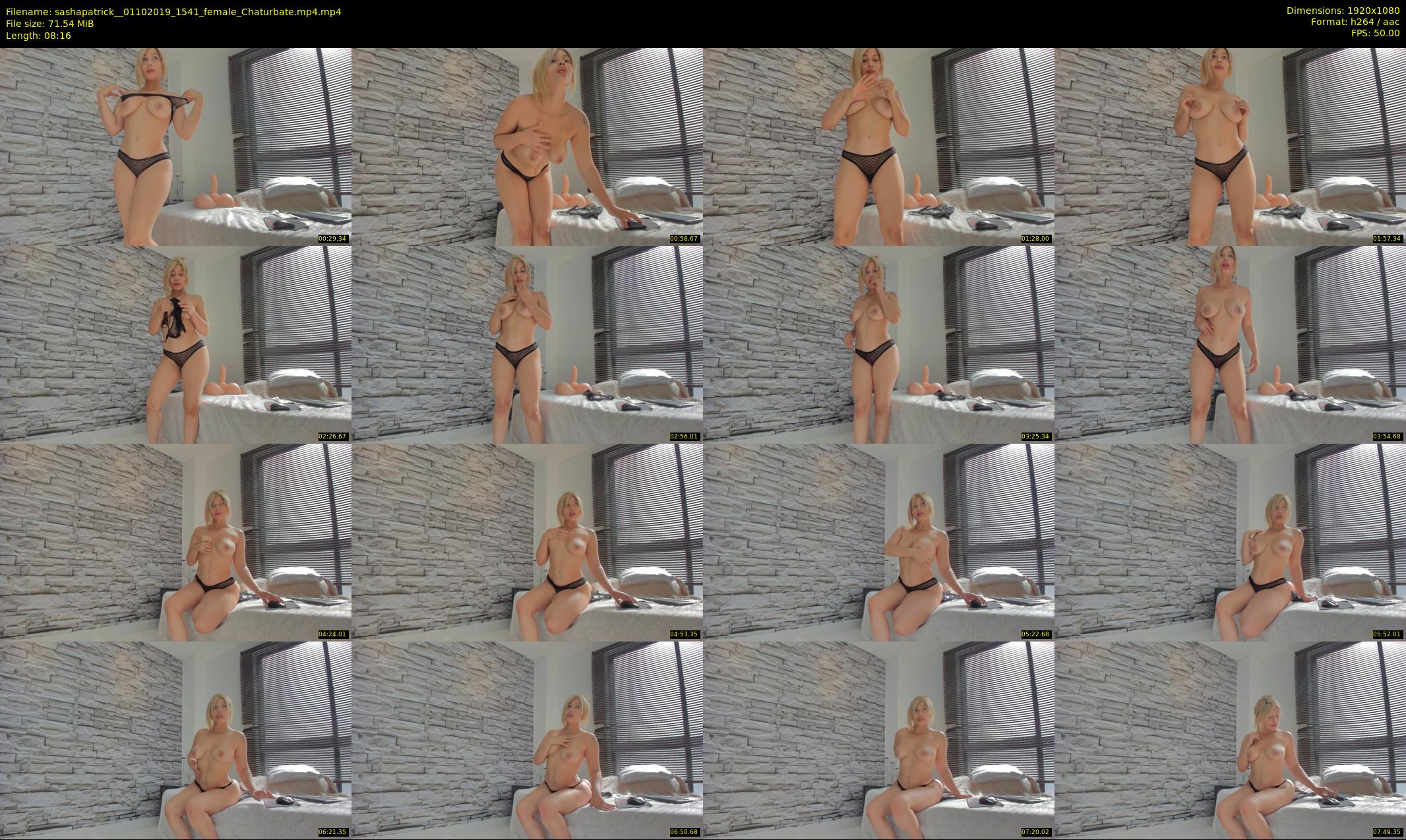 sashapatrick_ — 9 minute Chaturbate female cam show recording, 1080p, Oct 1, 2019