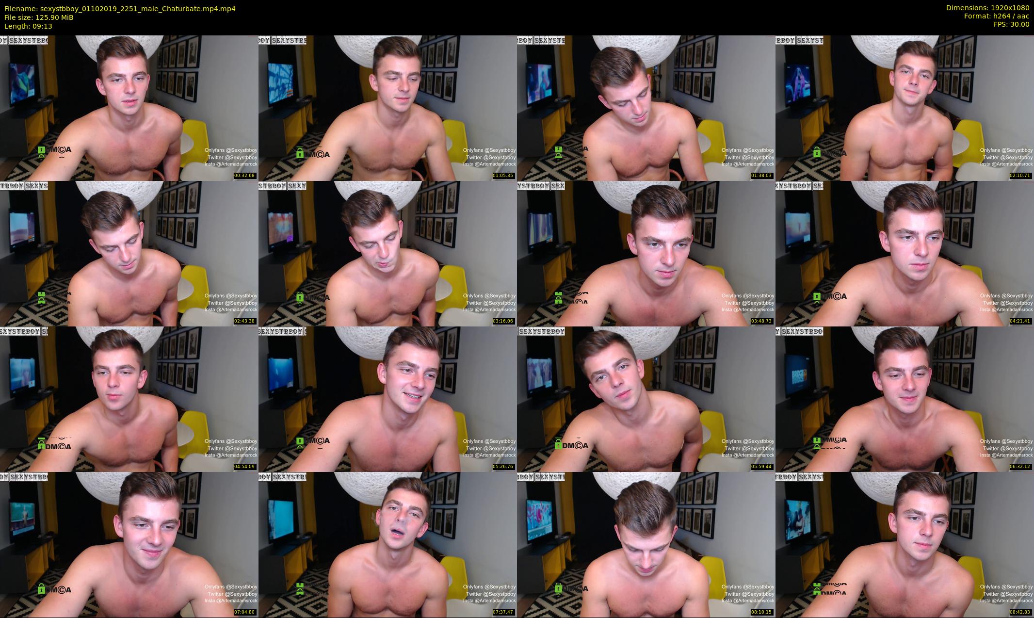 sexystbboy — 10 minute Chaturbate male cam show recording, 1080p, Oct 1, 2019