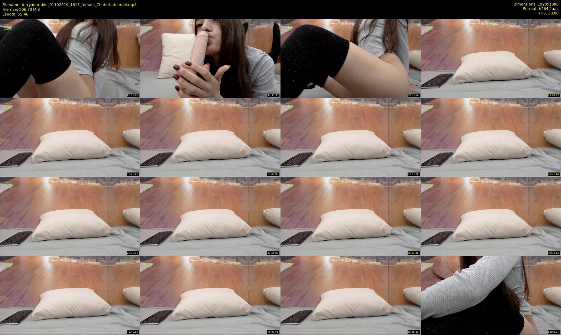 terryadorable — 56 minute Chaturbate female cam show recording, 1080p, Oct 1, 2019
