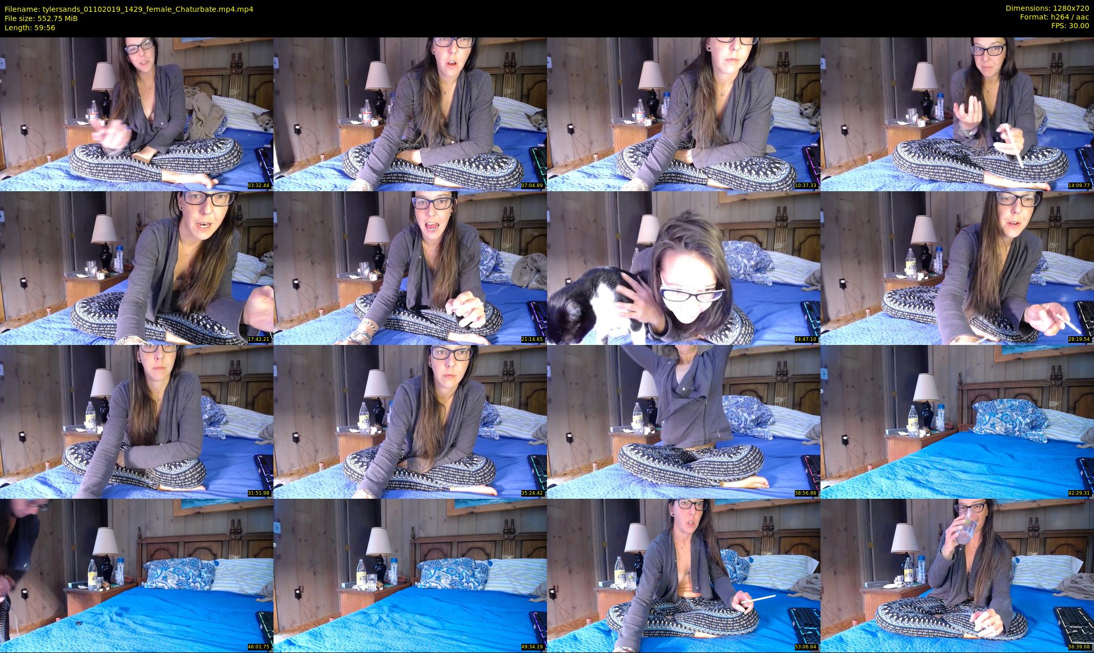 tylersands — 60 minute Chaturbate female cam show recording, 720p, Oct 1, 2019