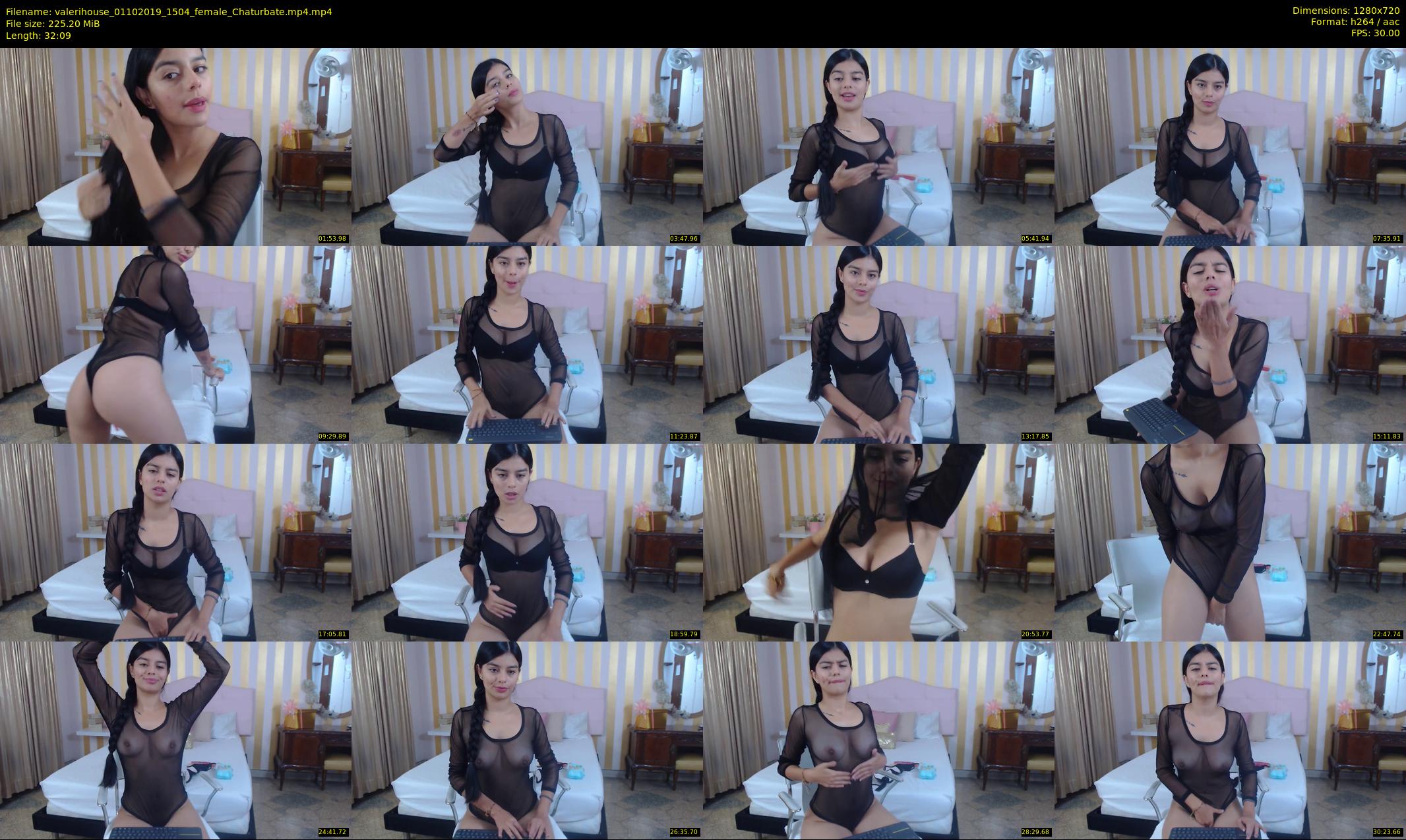 valerihouse — 33 minute Chaturbate female cam show recording, 720p, Oct 1, 2019