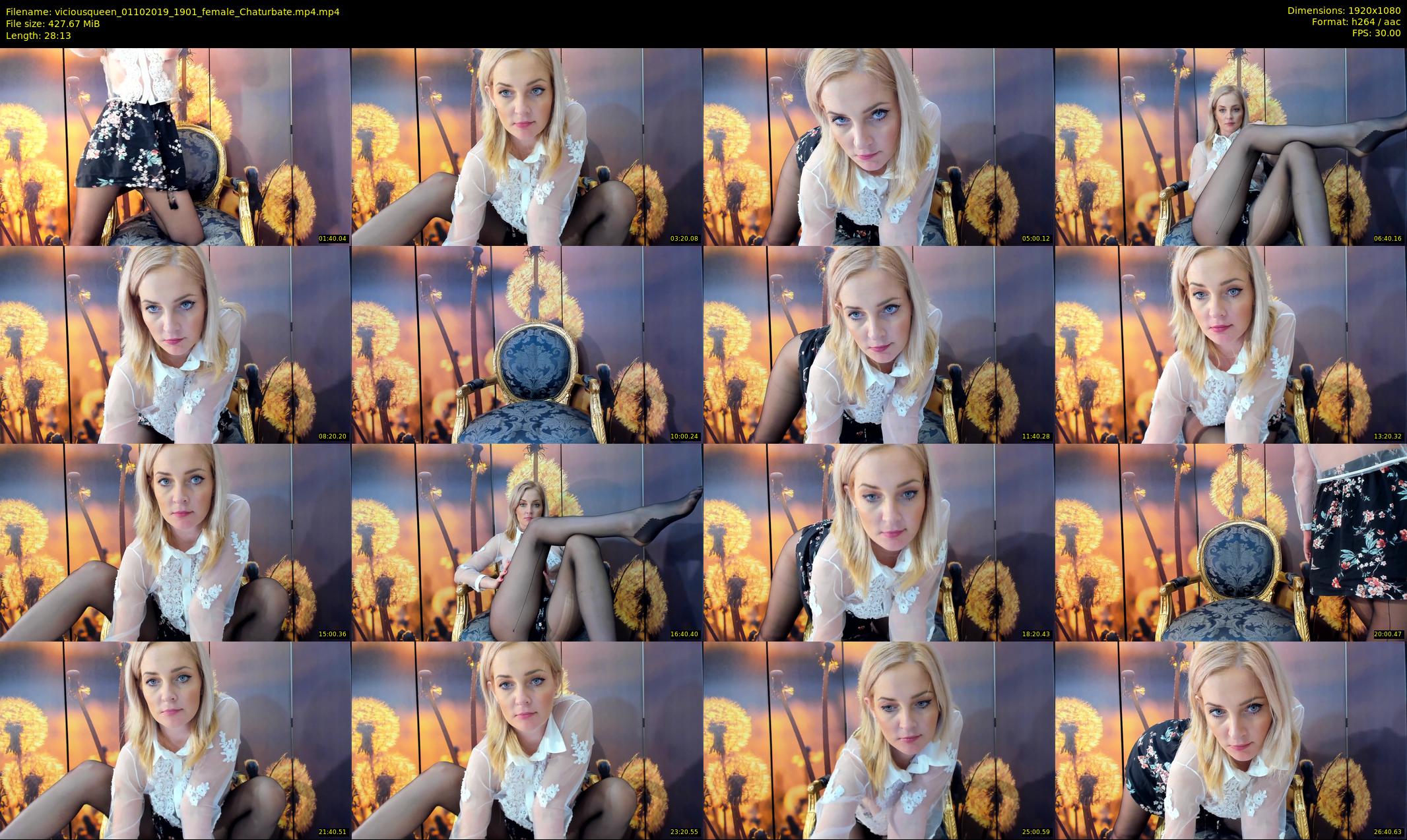 viciousqueen — 29 minute Chaturbate female cam show recording, 1080p, Oct 1, 2019