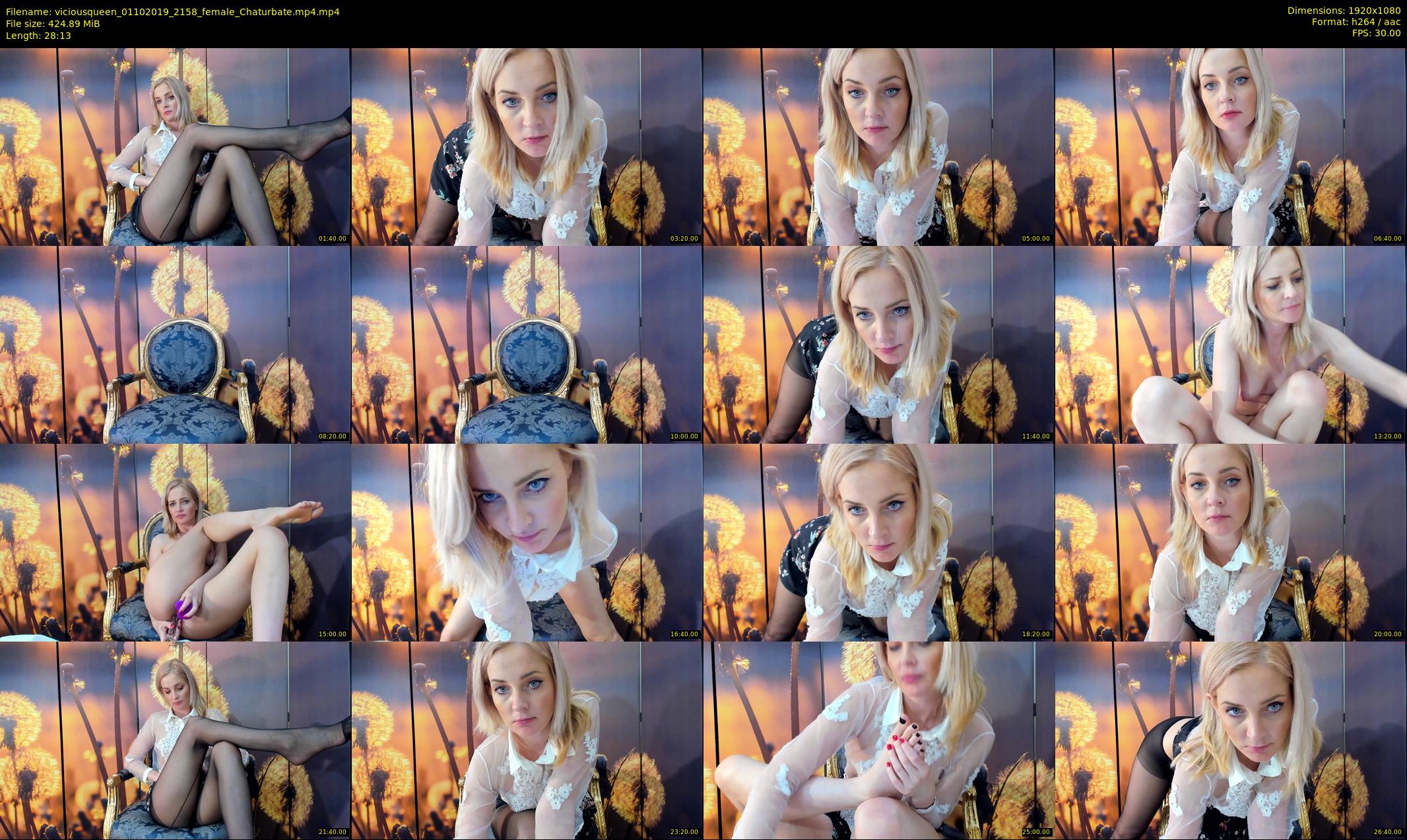viciousqueen — 29 minute Chaturbate female cam show recording, 1080p, Oct 1, 2019