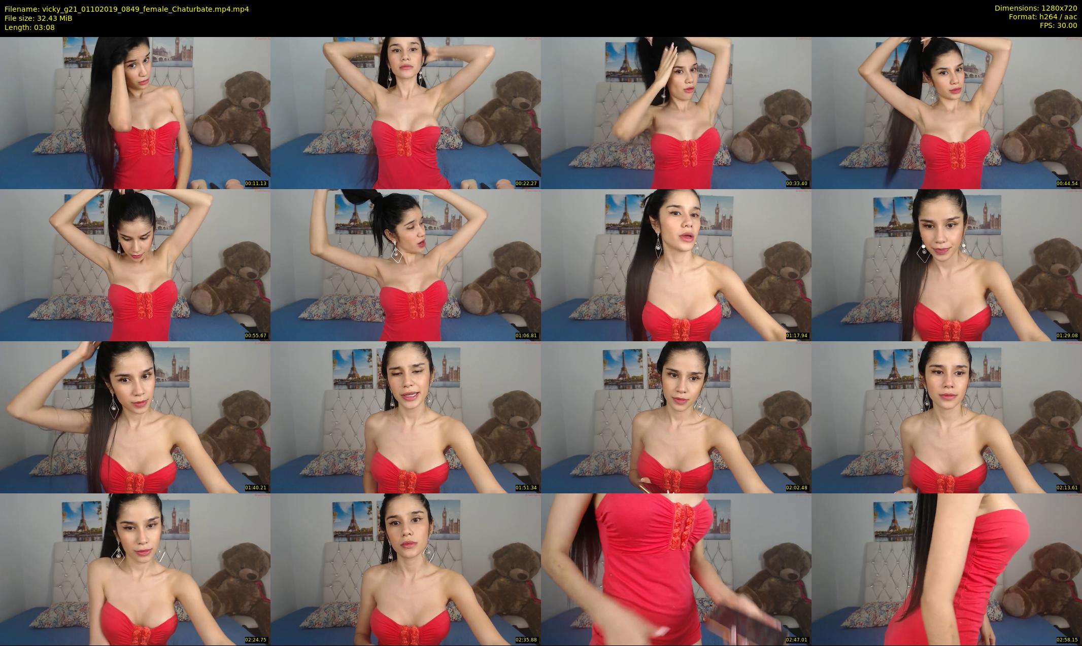 vicky_g21 — 4 minute Chaturbate female cam show recording, 720p, Oct 1, 2019