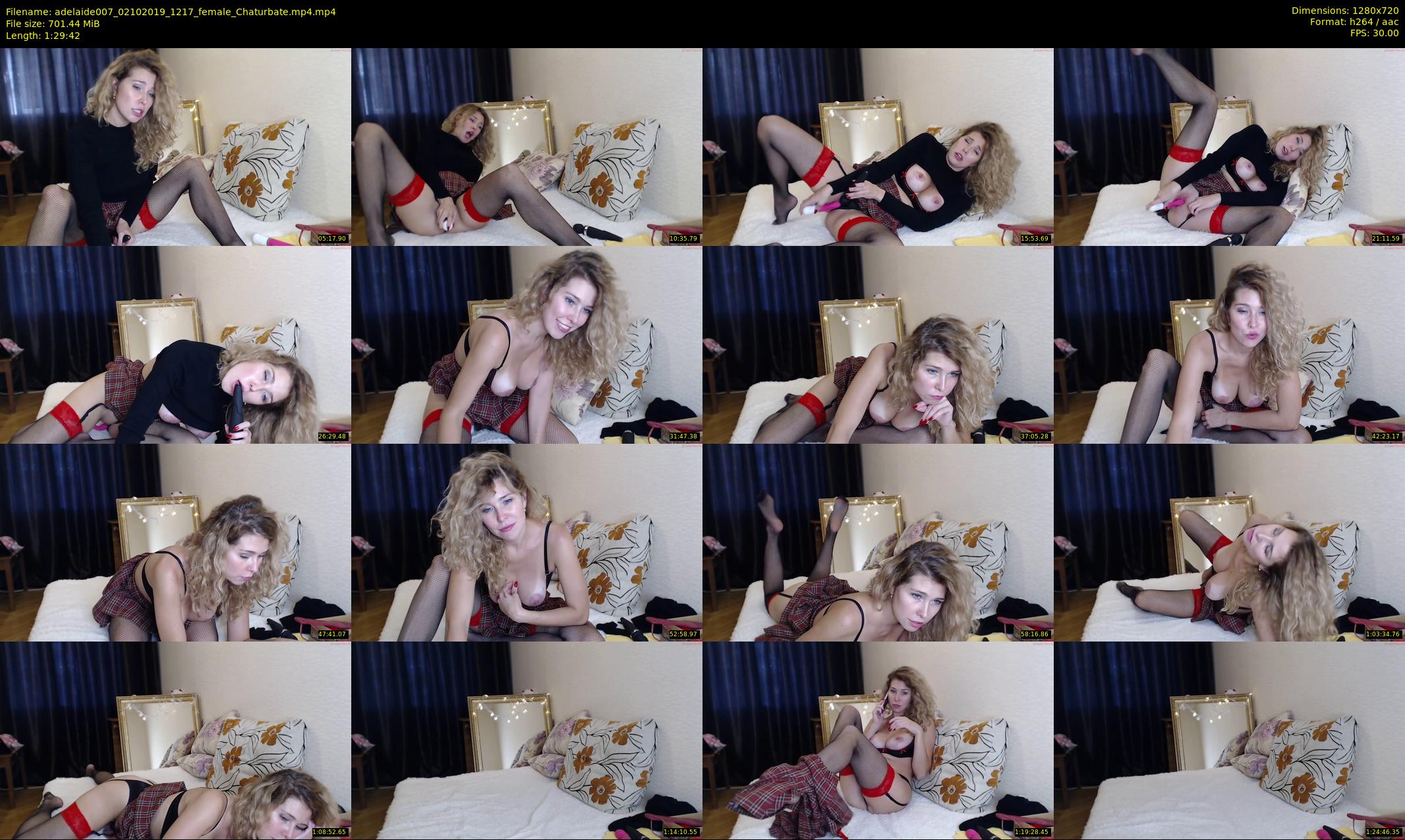 adelaide007 — 90 minute Chaturbate female cam show recording, 720p, Oct 2, 2019