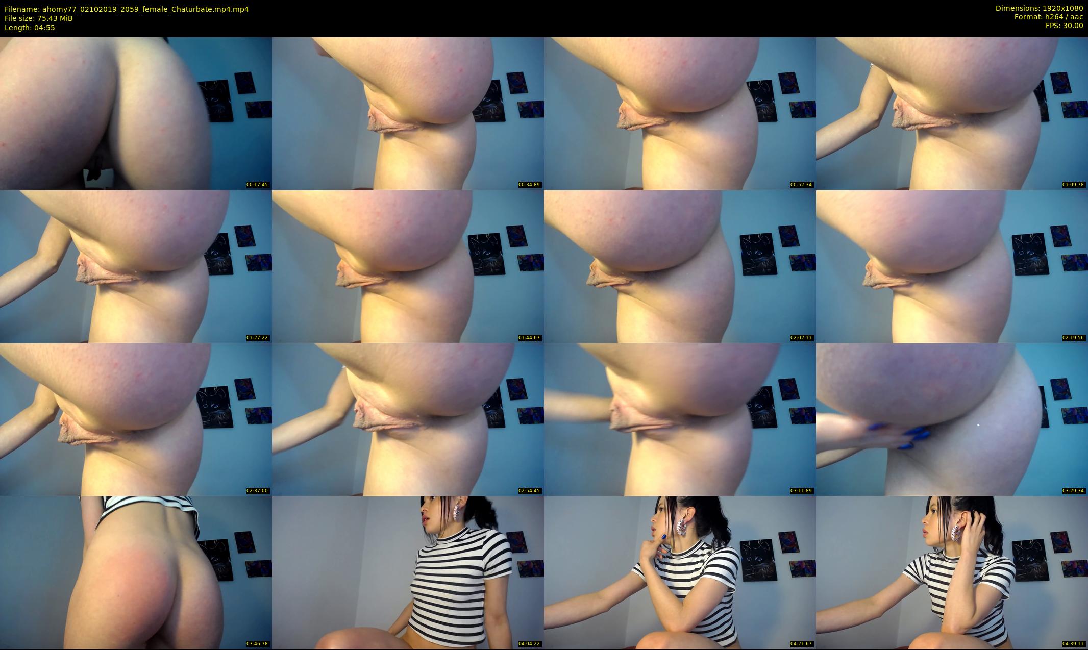 ahomy77 — 5 minute Chaturbate female cam show recording, 1080p, Oct 2, 2019