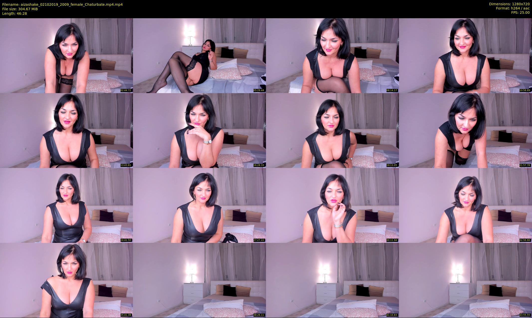 aizashake — 47 minute Chaturbate female cam show recording, 720p, Oct 2, 2019
